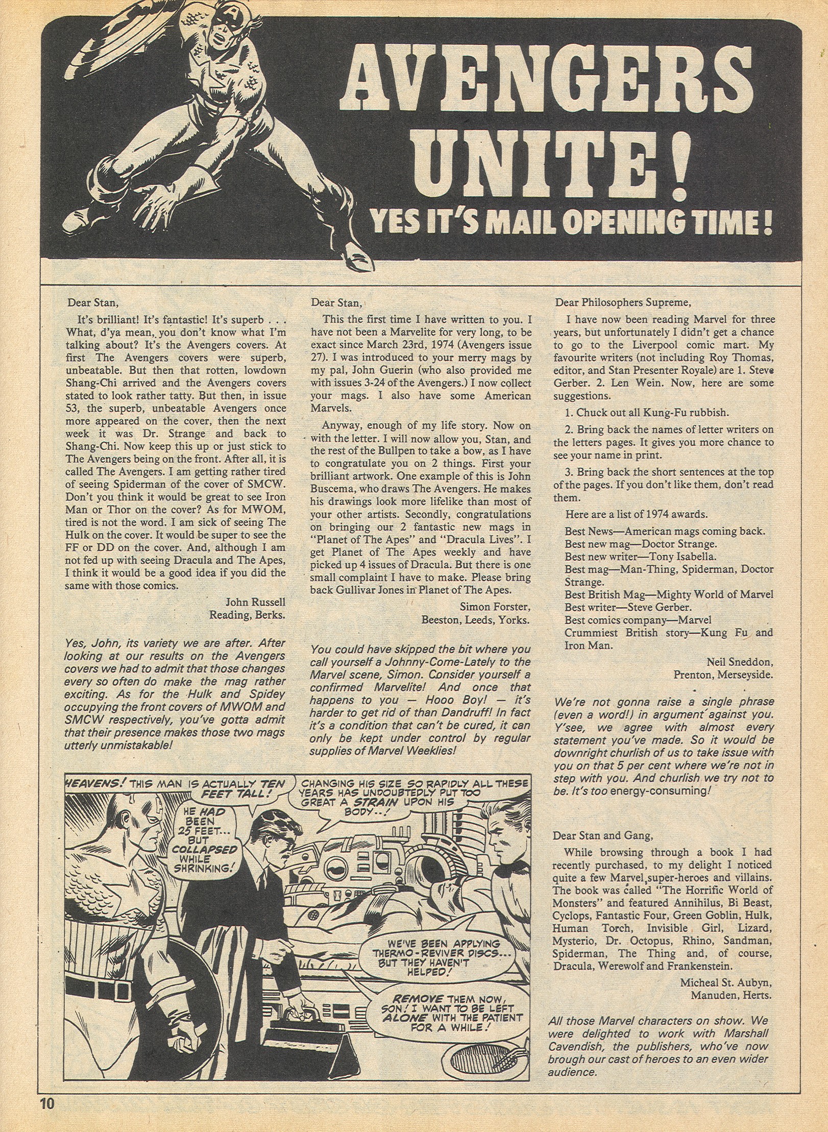 Read online The Avengers (1973) comic -  Issue #83 - 10