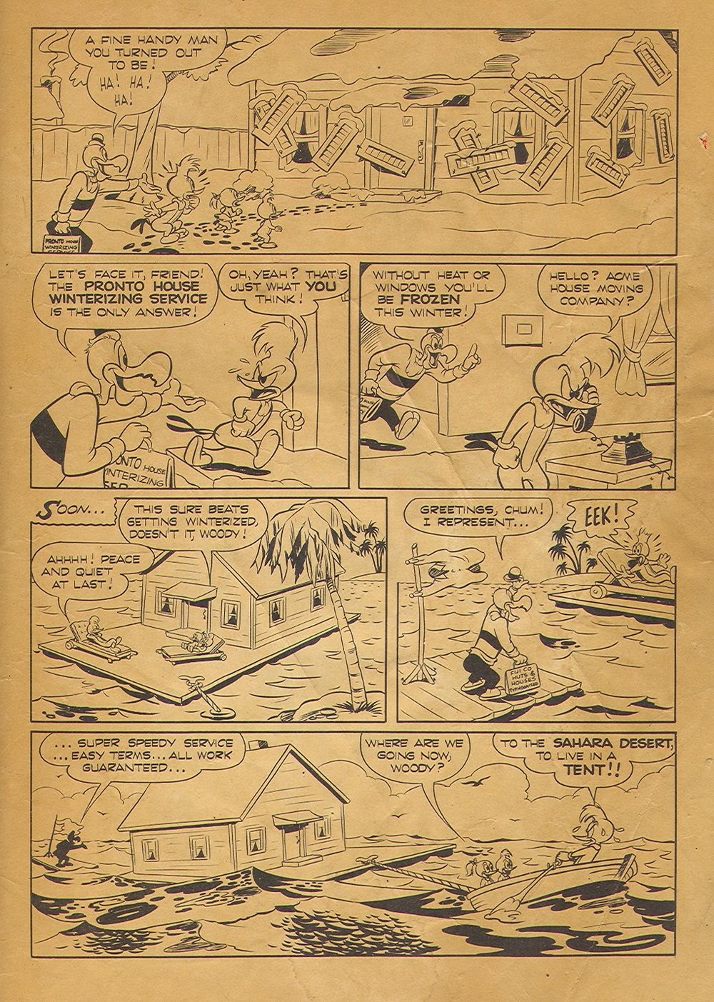 Read online Walter Lantz Woody Woodpecker (1952) comic -  Issue #28 - 35