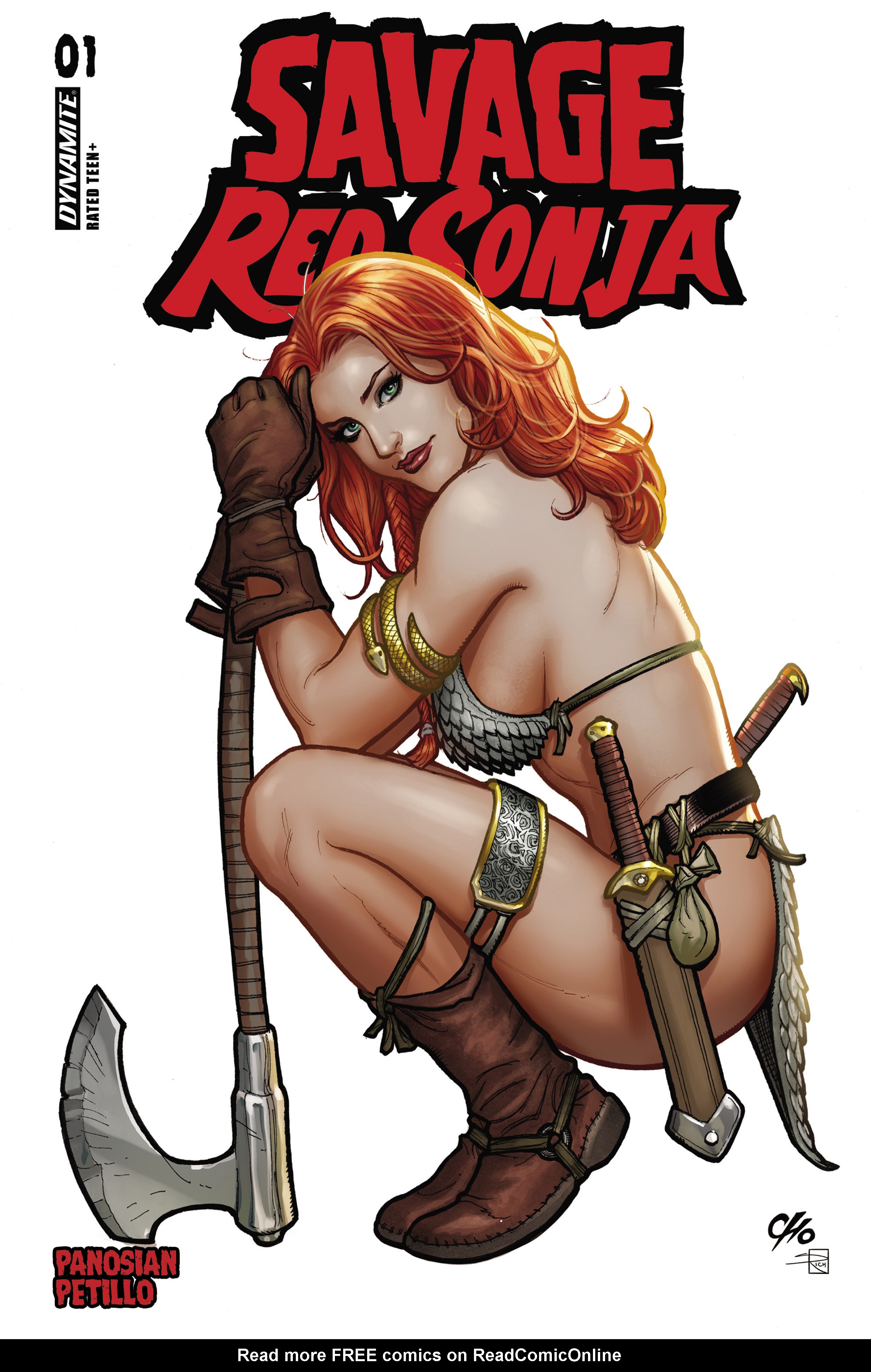 Read online Savage Red Sonja comic -  Issue #1 - 2