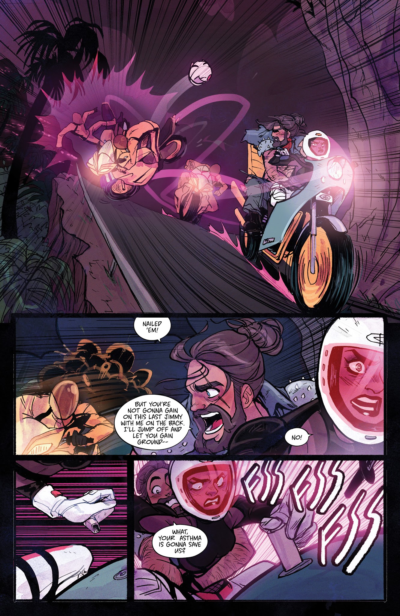 Read online Motor Crush comic -  Issue #8 - 9
