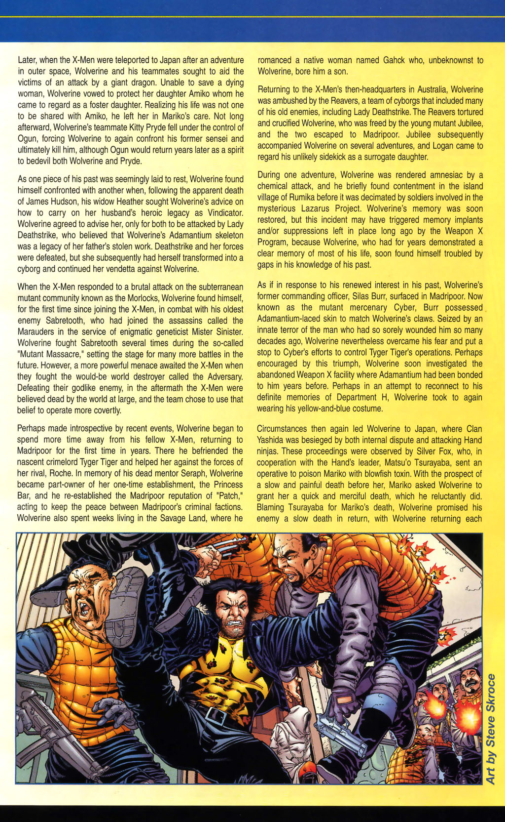 Read online Official Handbook of the Marvel Universe: Wolverine 2004 comic -  Issue # Full - 11