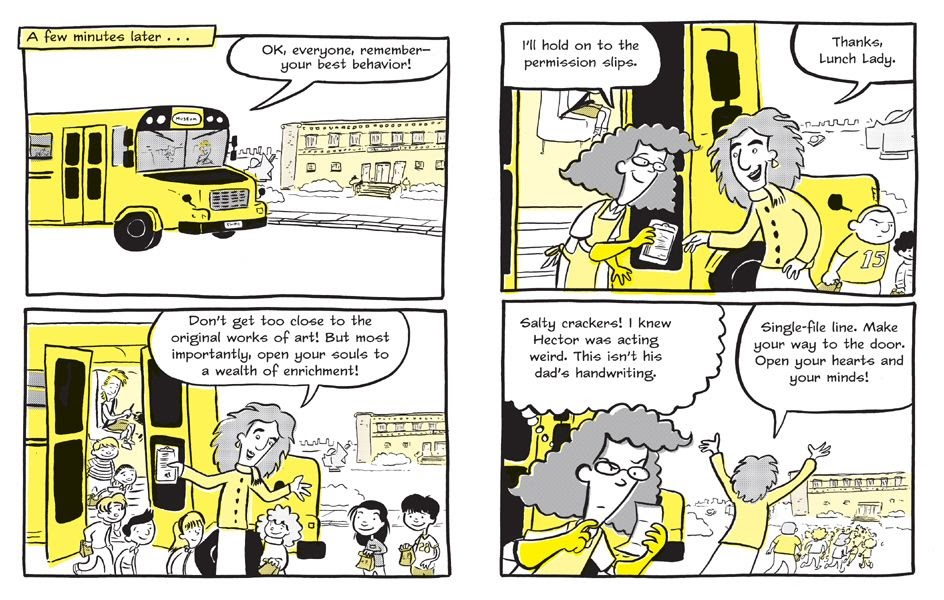 Read online Lunch Lady and the Field Trip Fiasco comic -  Issue # Full - 10