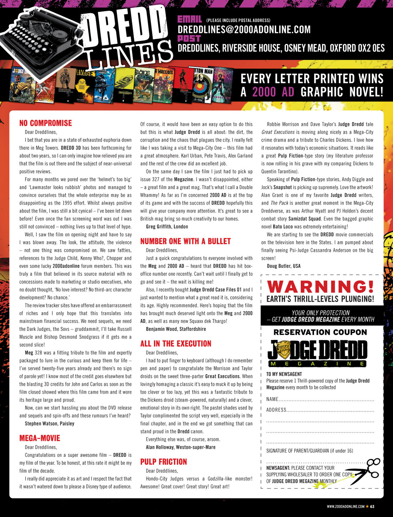 Read online Judge Dredd Megazine (Vol. 5) comic -  Issue #329 - 63