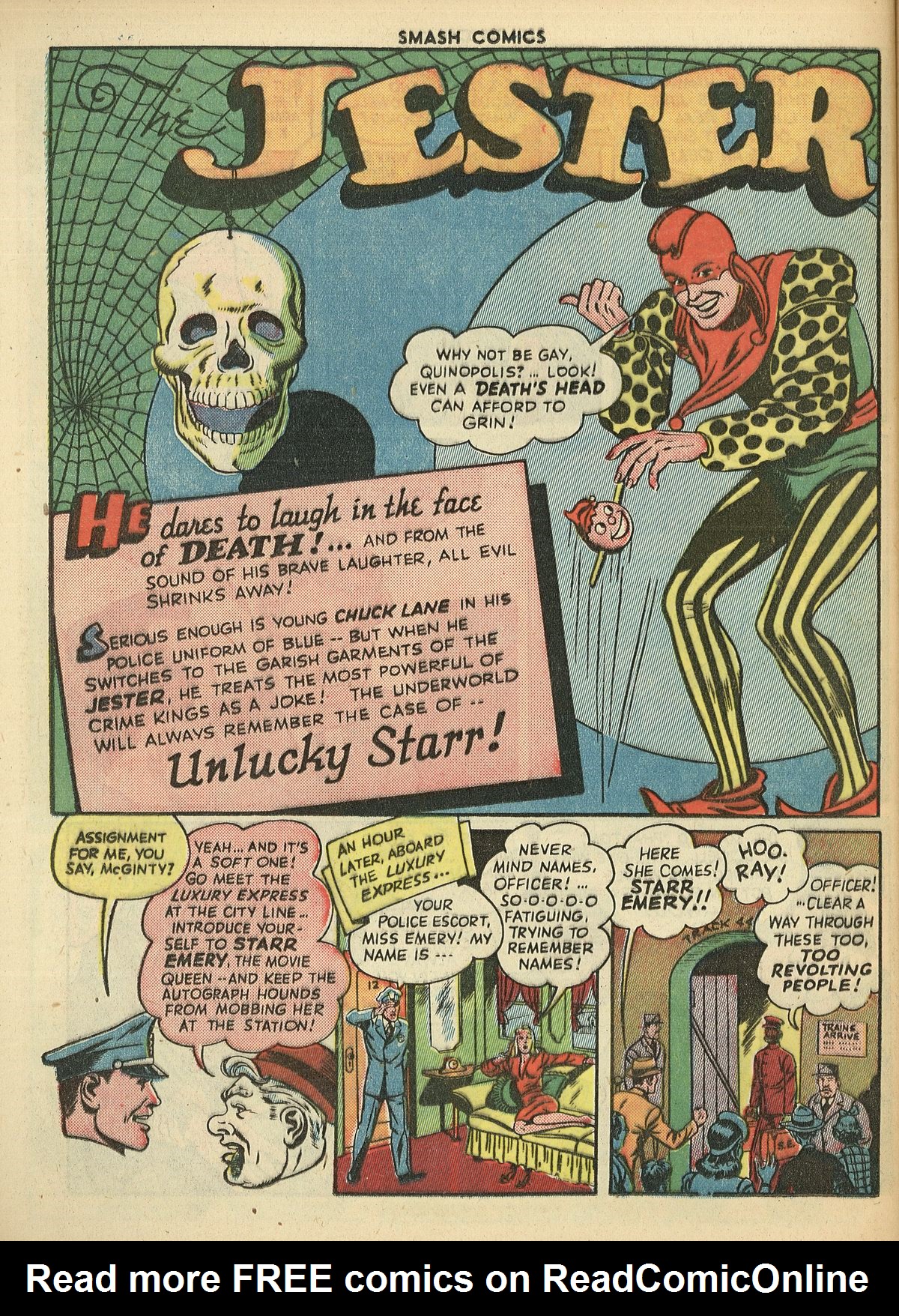 Read online Smash Comics comic -  Issue #49 - 52