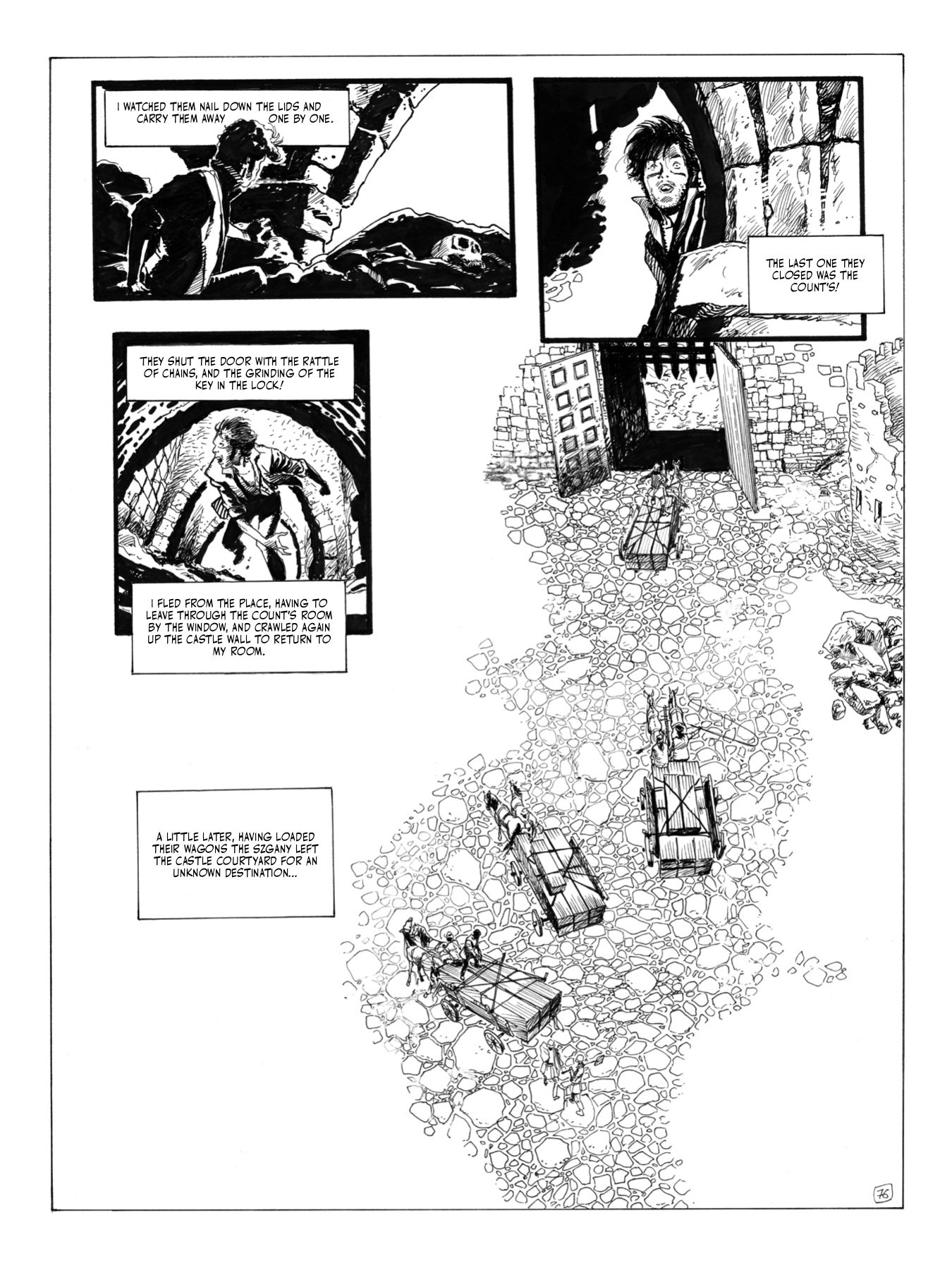 Read online Bram Stoker's Dracula by Georges Bess comic -  Issue # TPB (Part 1) - 74