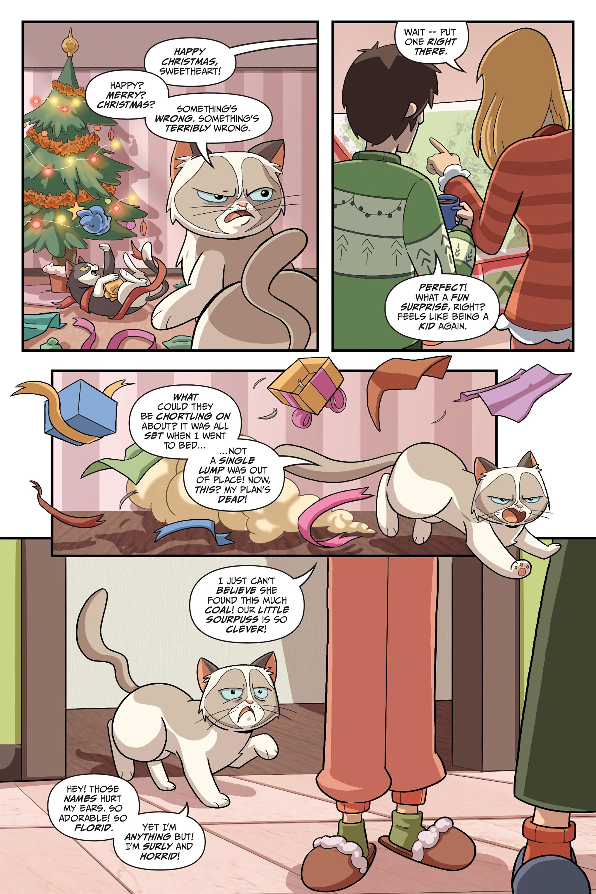 Read online Grumpy Cat: The Grumpus and Other Horrible Holiday Tales comic -  Issue # TPB - 38