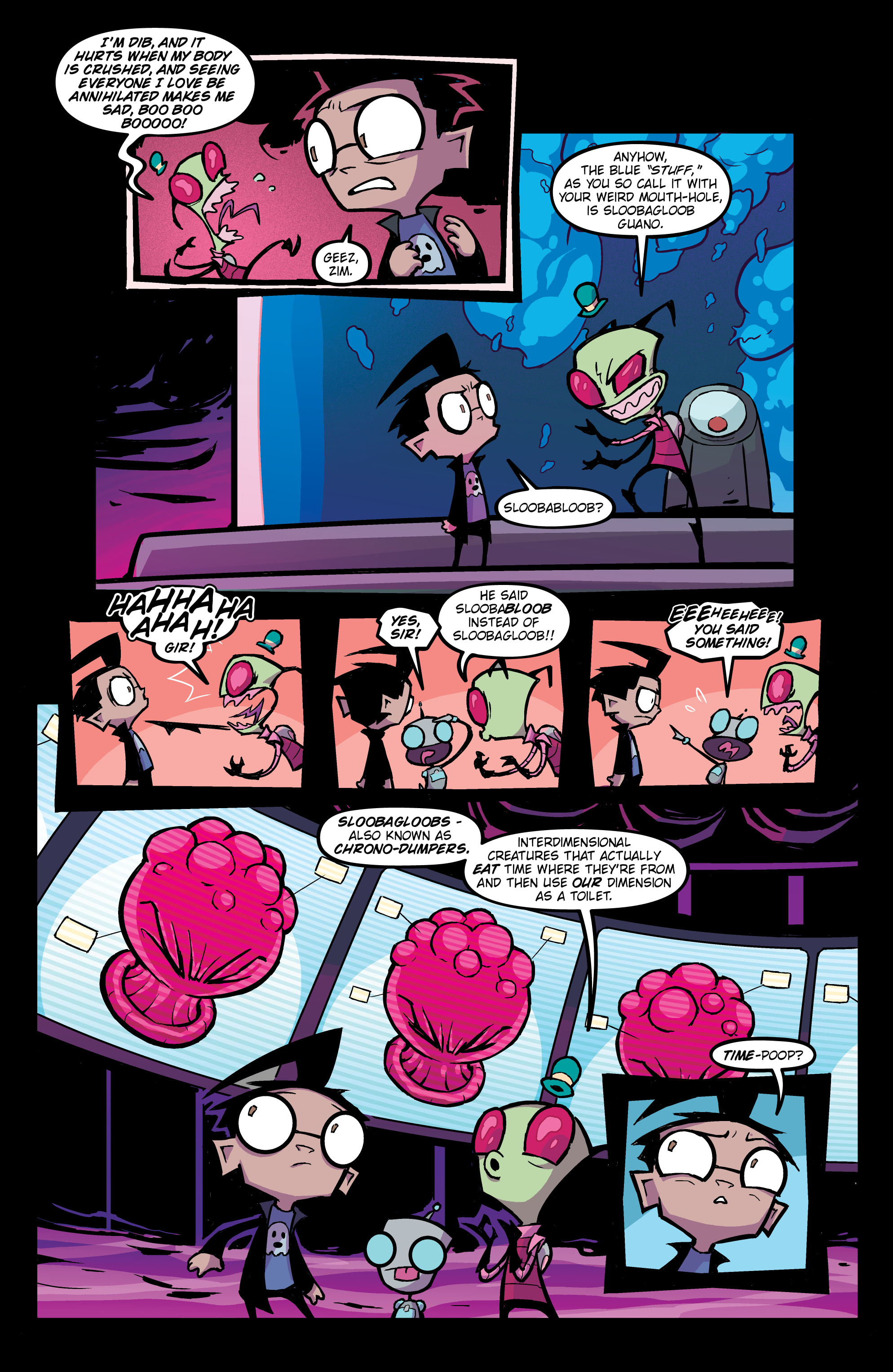 Read online Invader Zim: The Dookie Loop Horror comic -  Issue # Full - 14