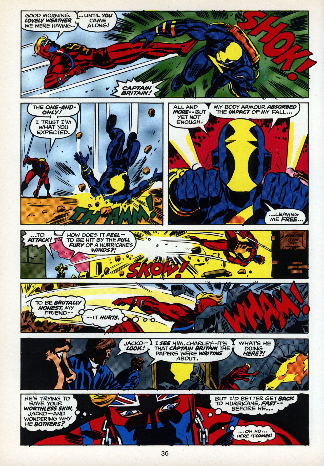 Read online Captain Britain (1976) comic -  Issue # _Annual - 35