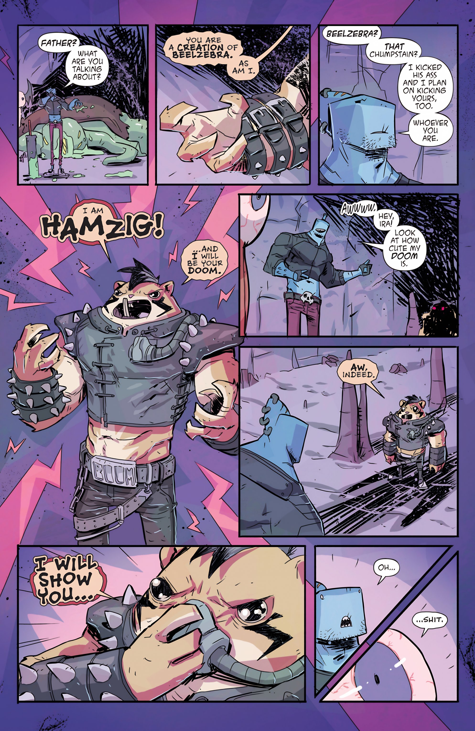 Read online Metalshark Bro: Assault On Hamzig Island comic -  Issue # TPB - 25