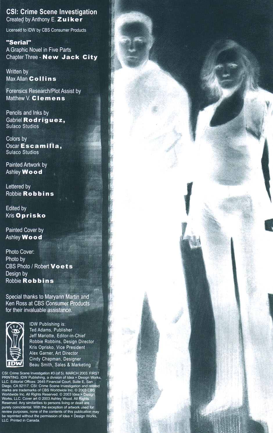 Read online CSI: Crime Scene Investigation comic -  Issue #3 - 2