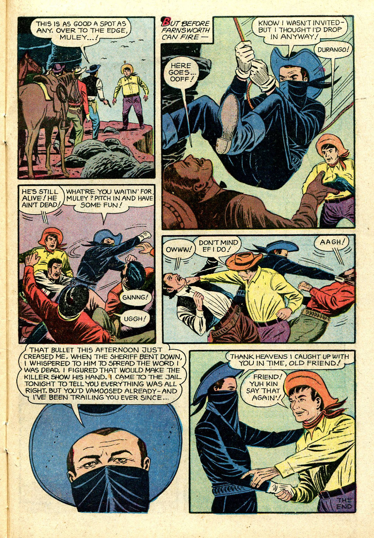 Read online Charles Starrett as The Durango Kid comic -  Issue #32 - 33