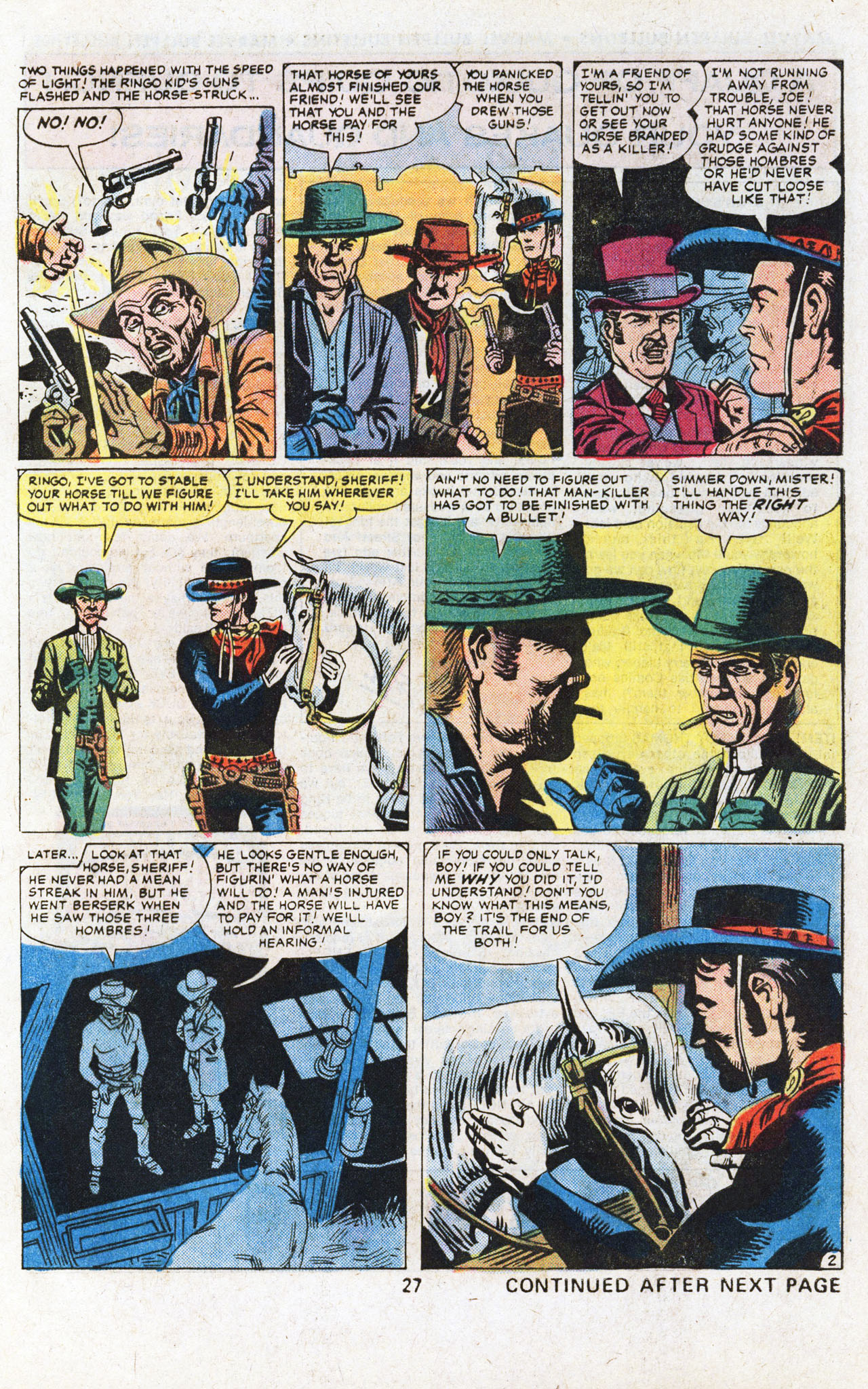 Read online Ringo Kid (1970) comic -  Issue #29 - 29