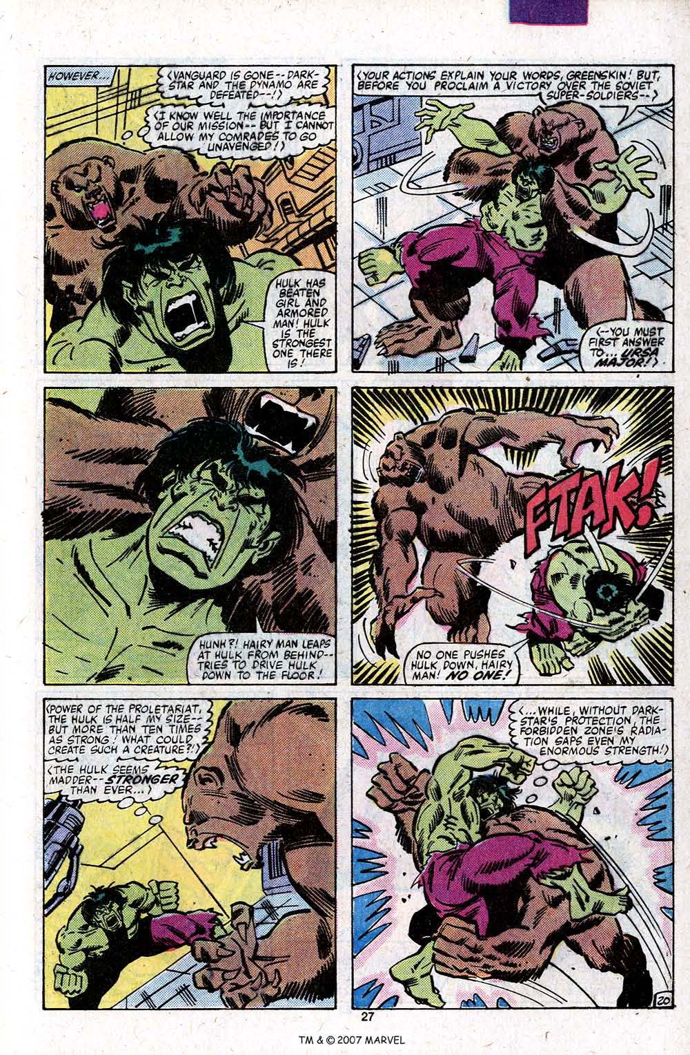 Read online The Incredible Hulk (1968) comic -  Issue #258 - 29