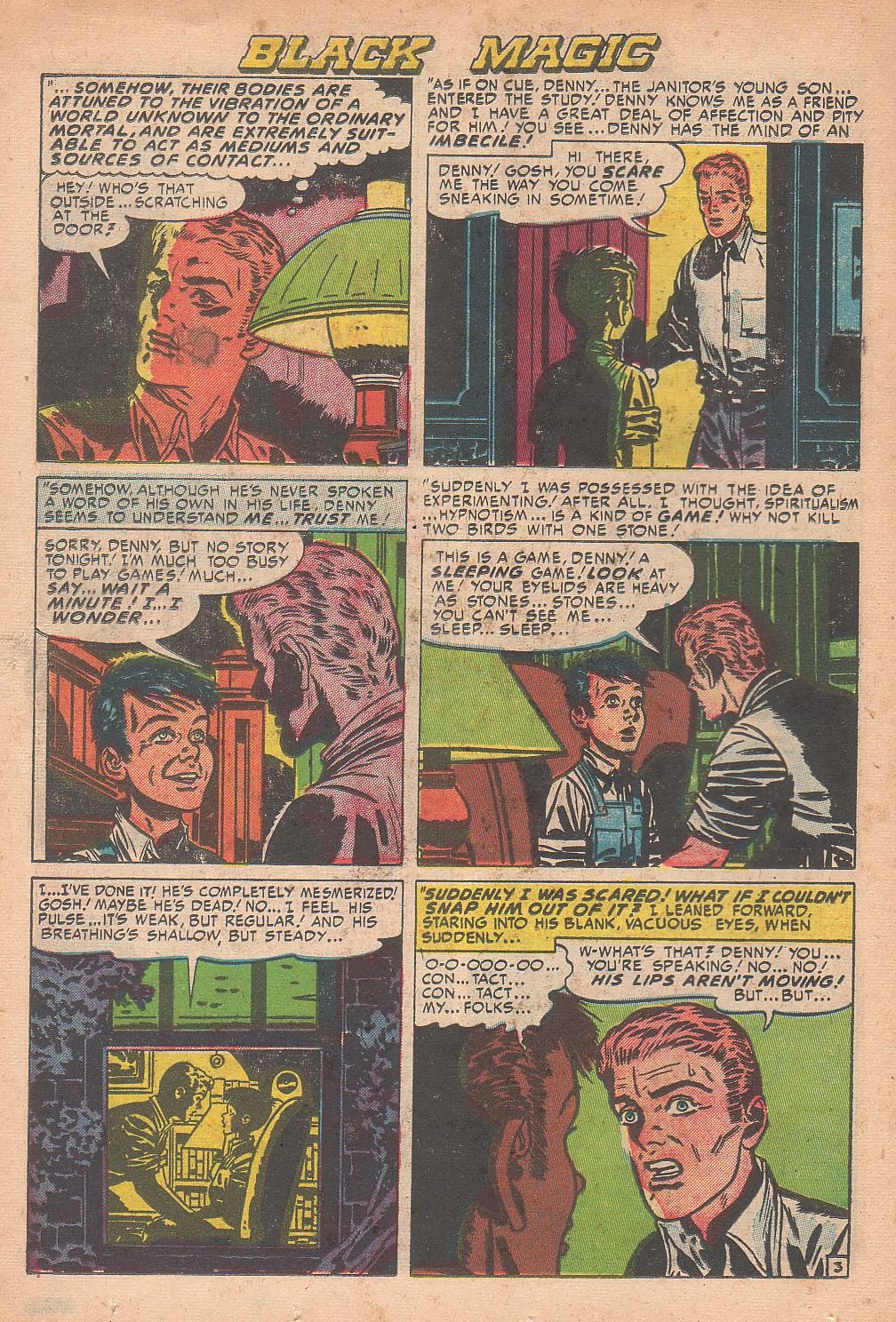 Read online Black Magic (1950) comic -  Issue #12 - 14