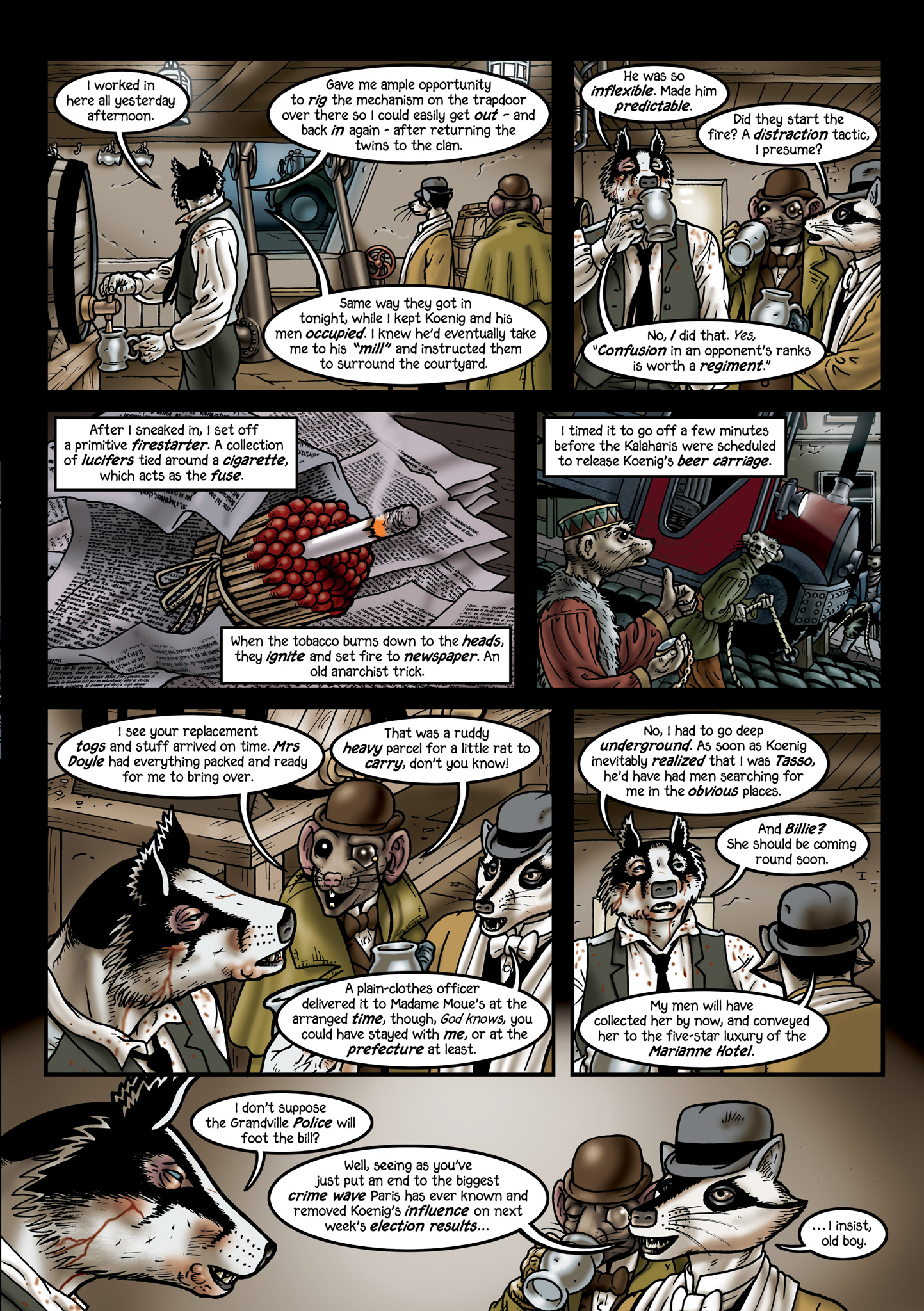 Read online Grandville Force Majeur comic -  Issue # TPB (Part 2) - 48