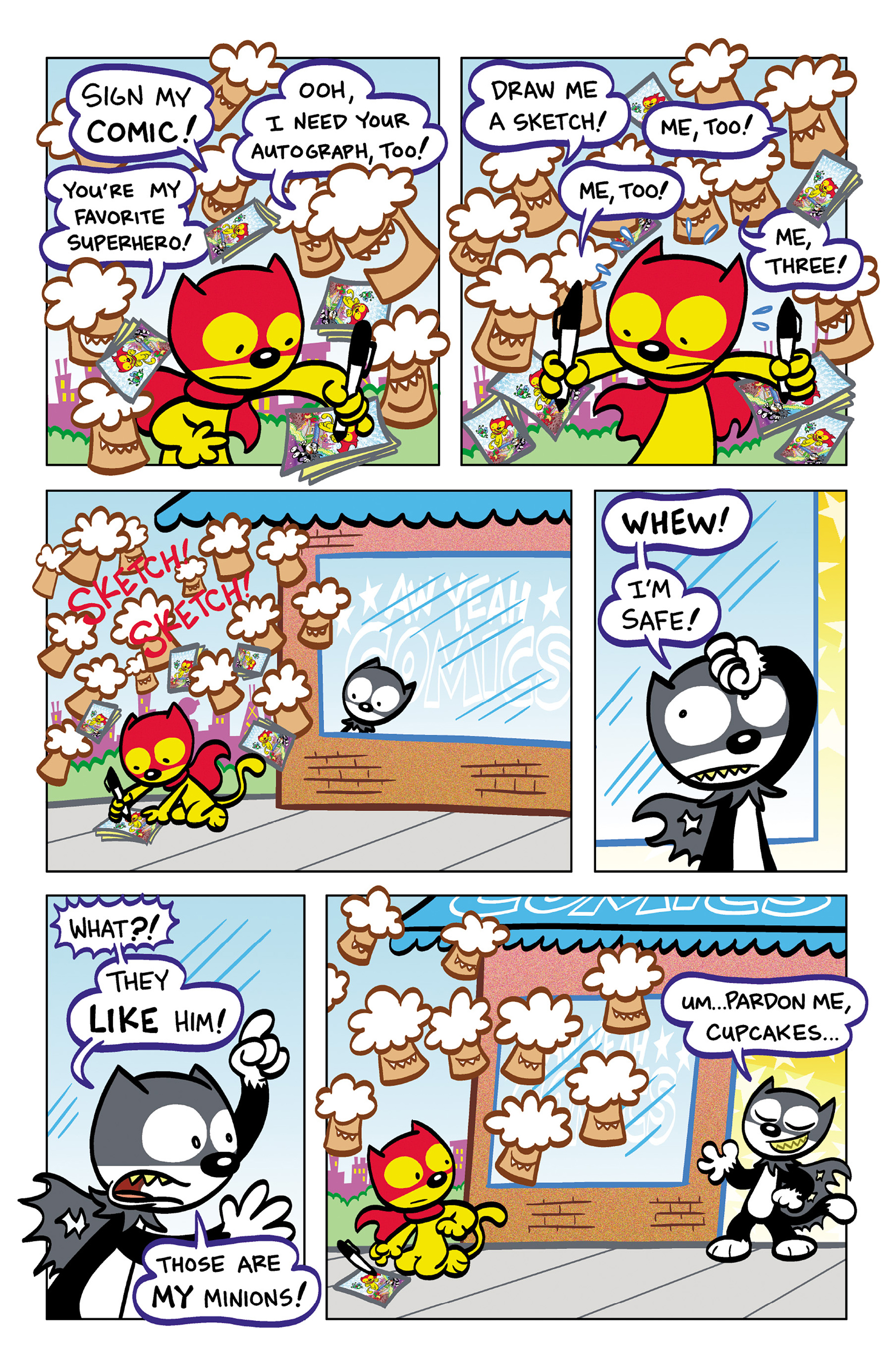Read online Aw Yeah Comics: Action Cat & Adventure Bug comic -  Issue #3 - 21