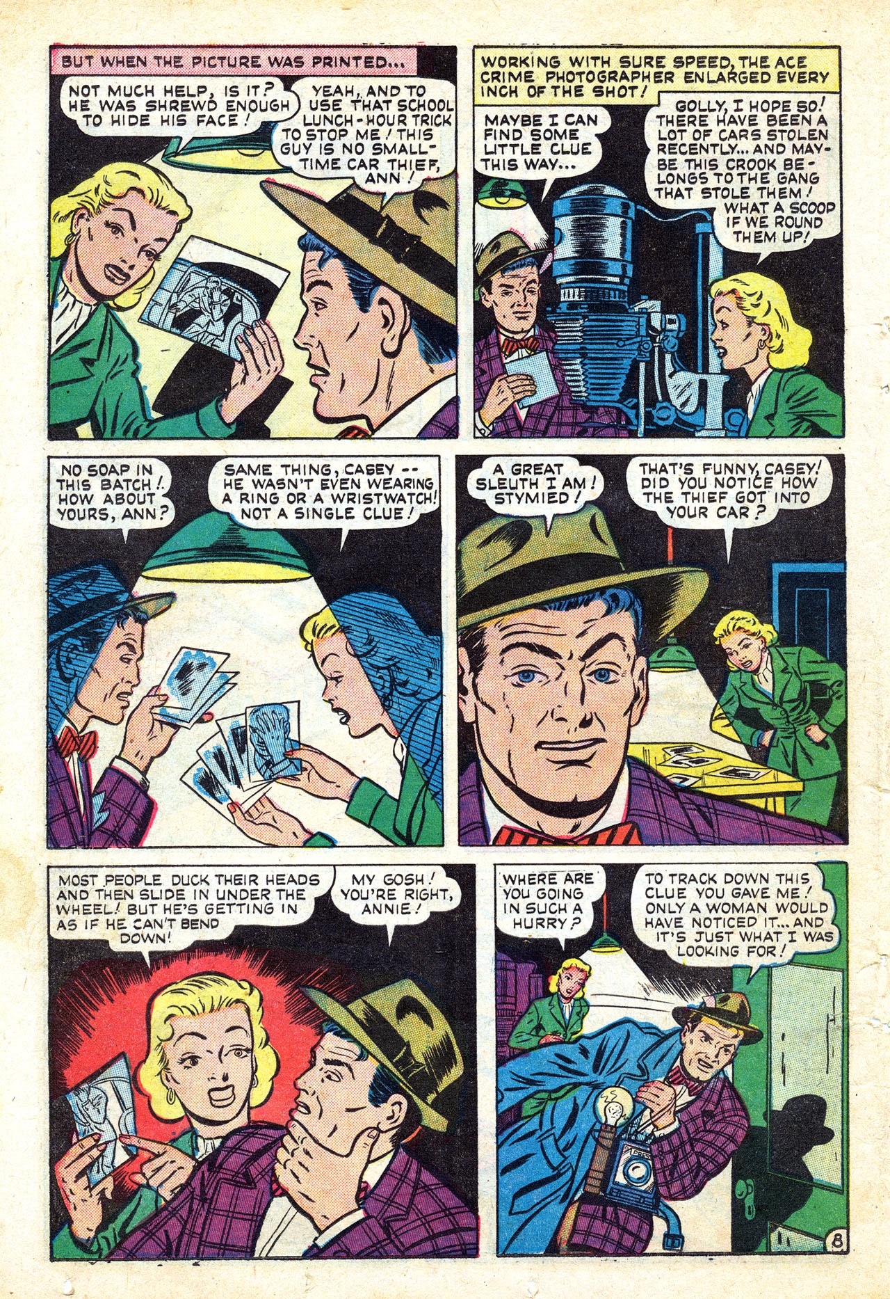 Read online Casey Crime Photographer comic -  Issue #1 - 34