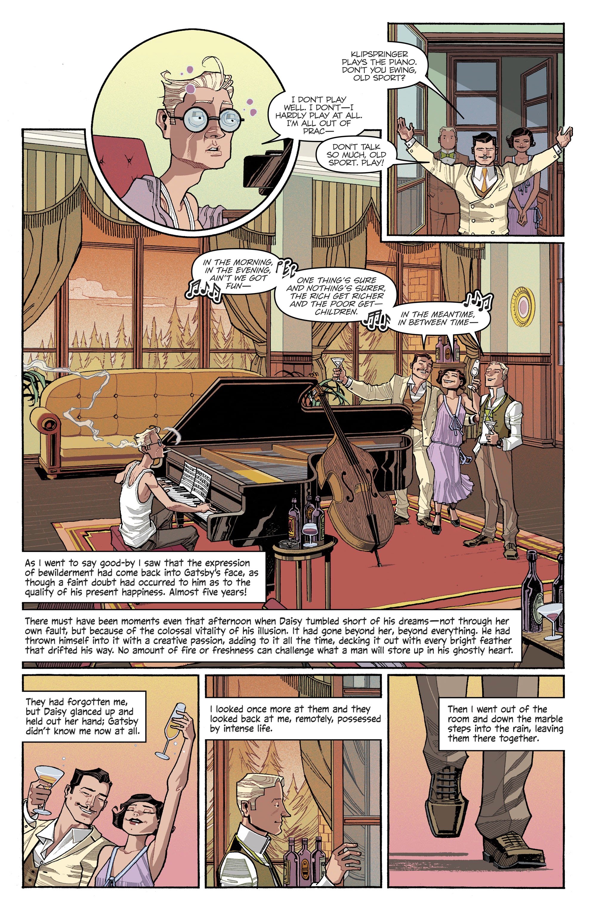 Read online The Great Gatsby comic -  Issue #4 - 12