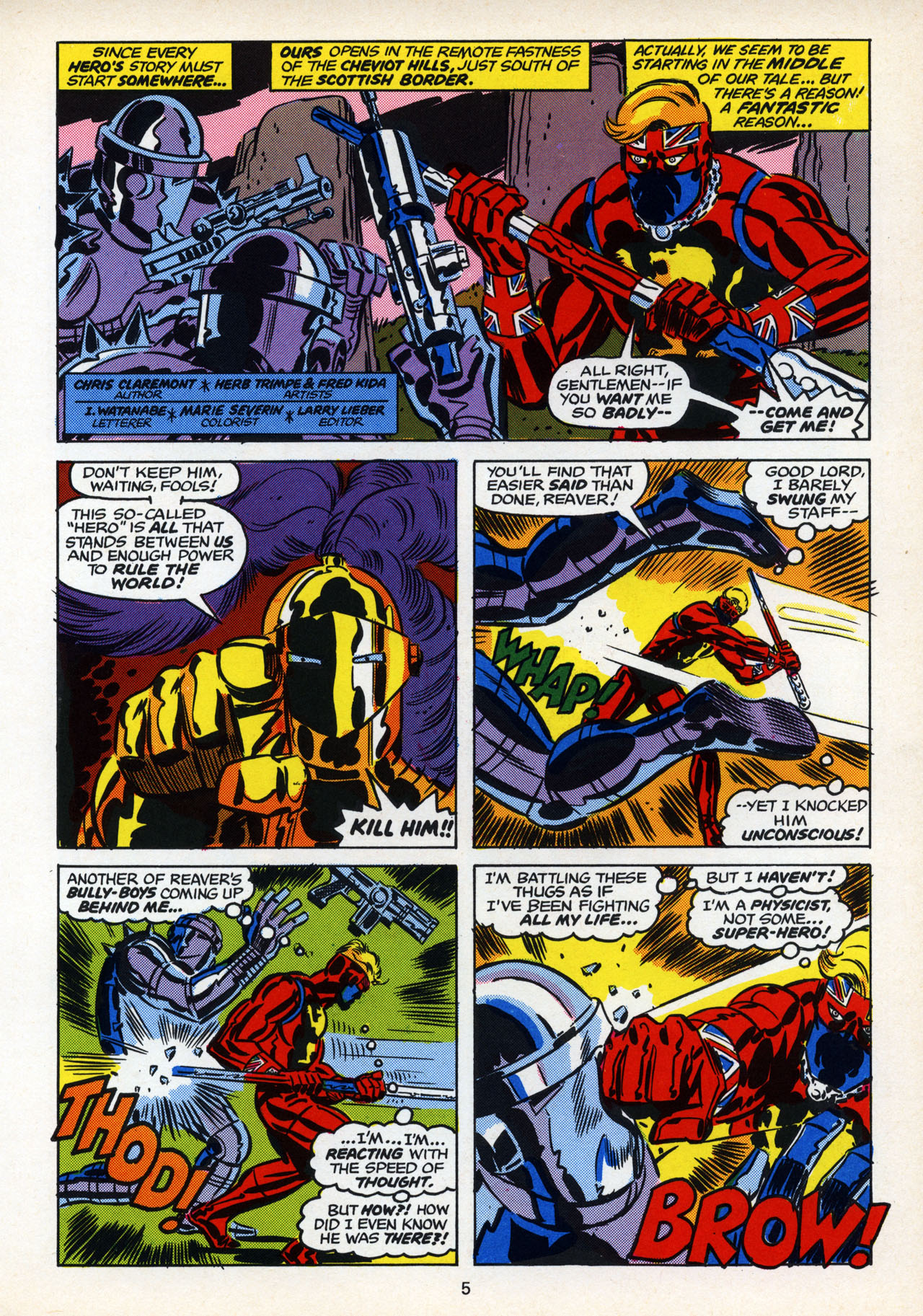 Read online Captain Britain (1976) comic -  Issue # _Annual - 4