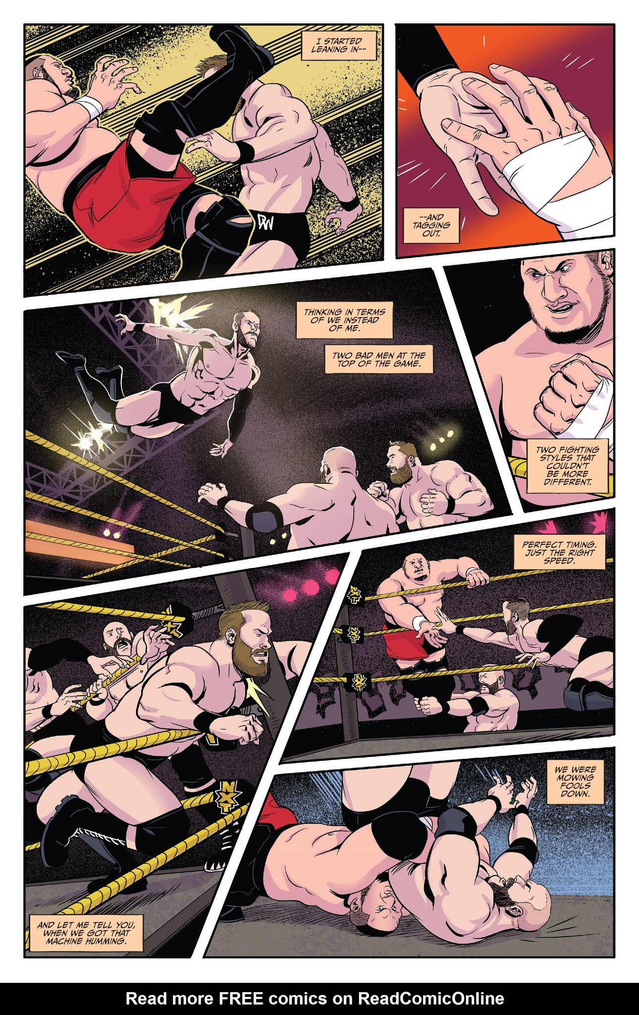 Read online WWE: NXT Takeover - Proving Ground comic -  Issue # Full - 16