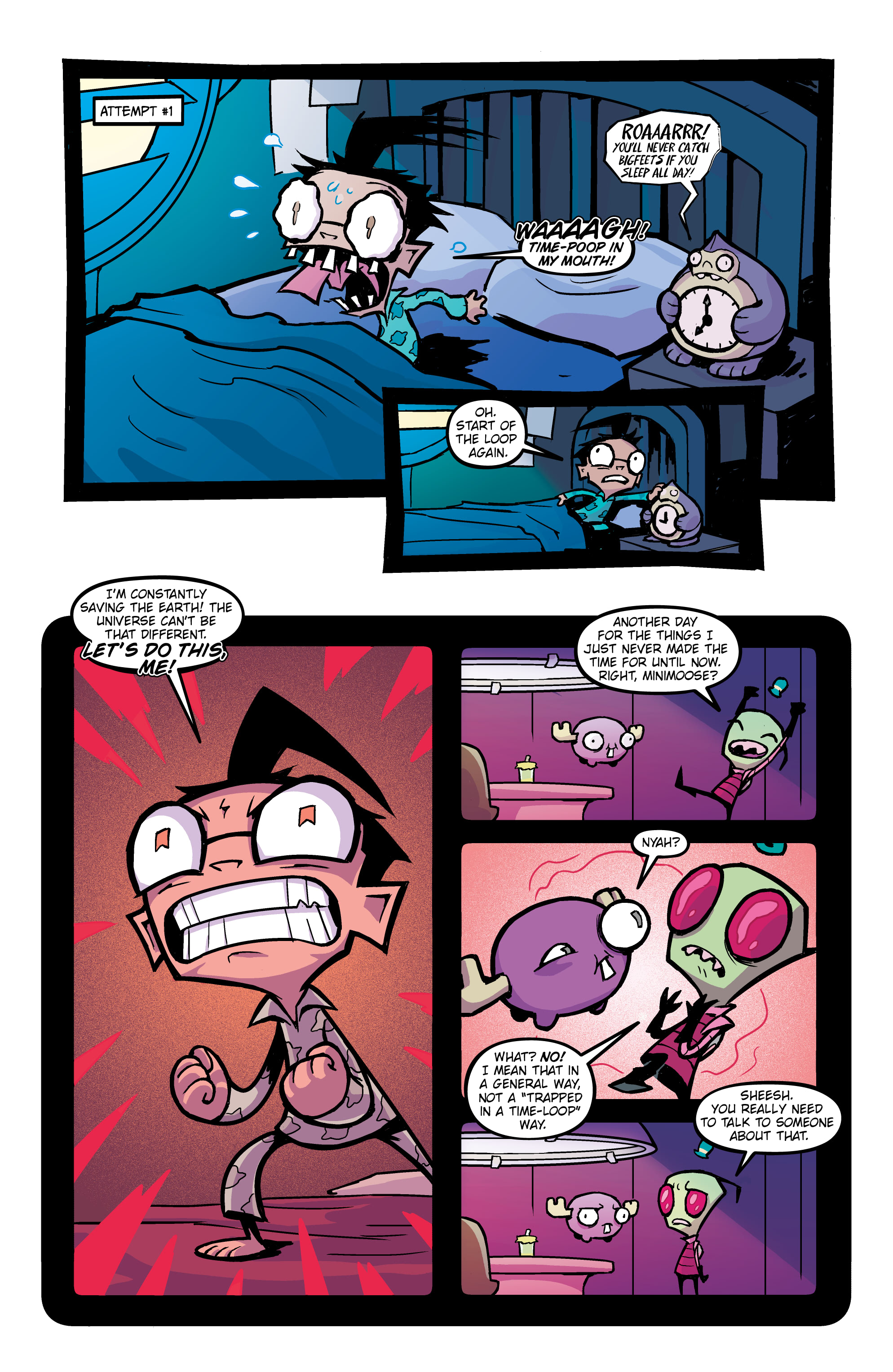 Read online Invader Zim: The Dookie Loop Horror comic -  Issue # Full - 21