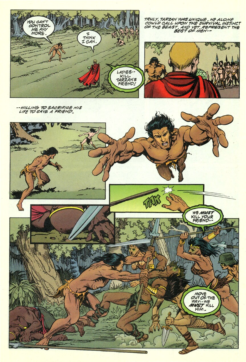 Read online Tarzan (1996) comic -  Issue #10 - 11