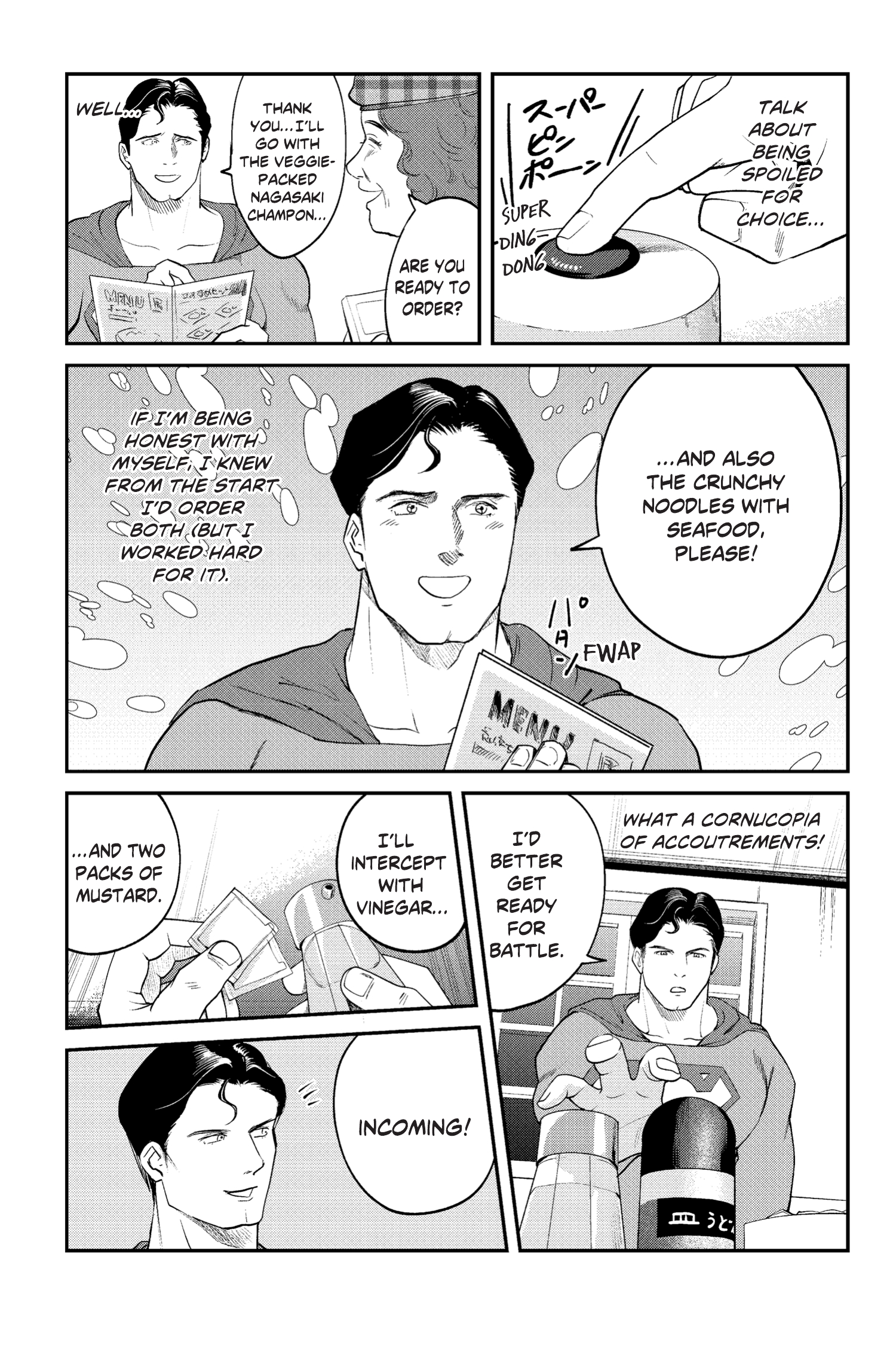Read online Superman vs. Meshi comic -  Issue #7 - 9