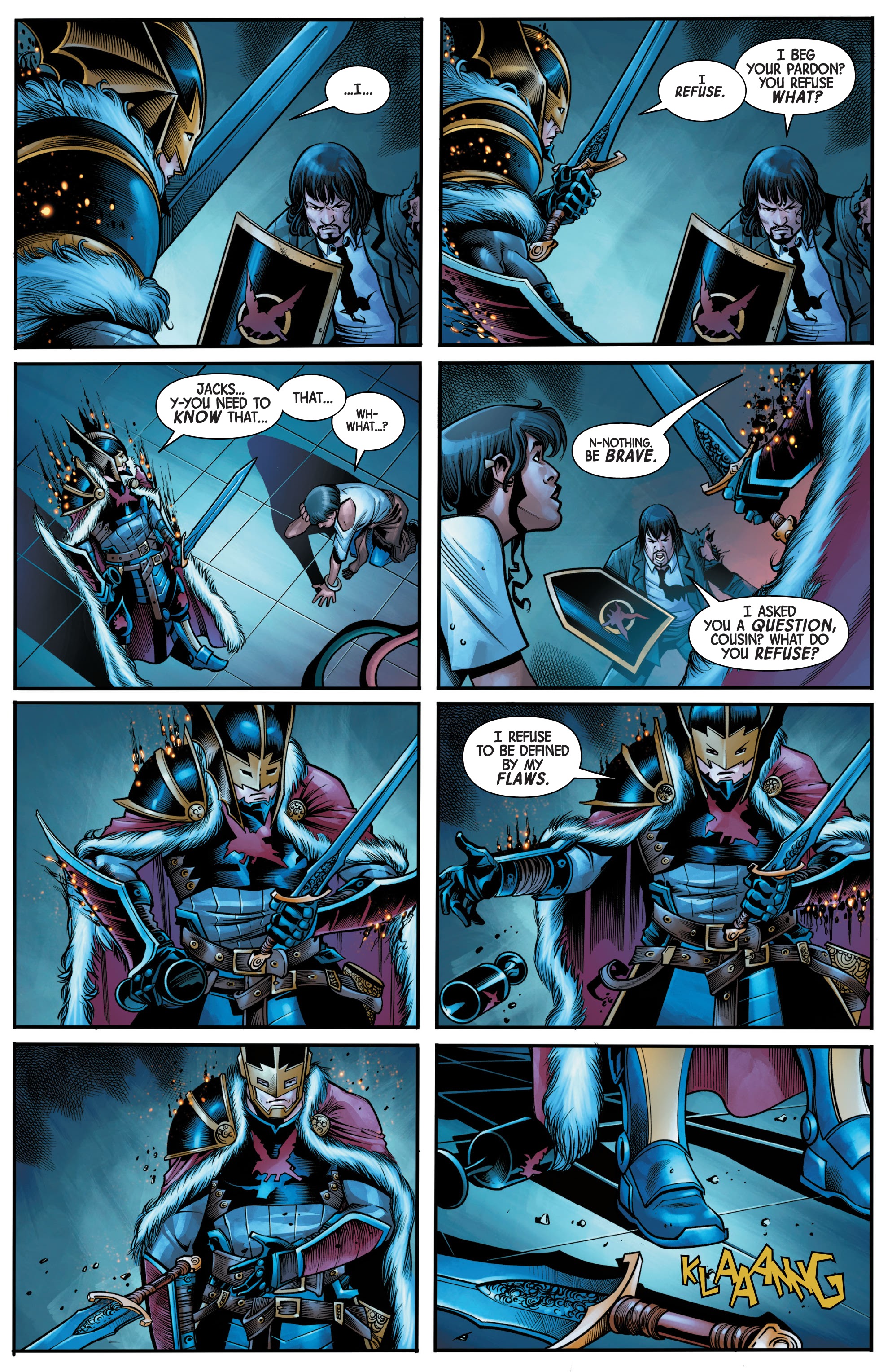 Read online Black Knight: Curse Of The Ebony Blade comic -  Issue #4 - 15