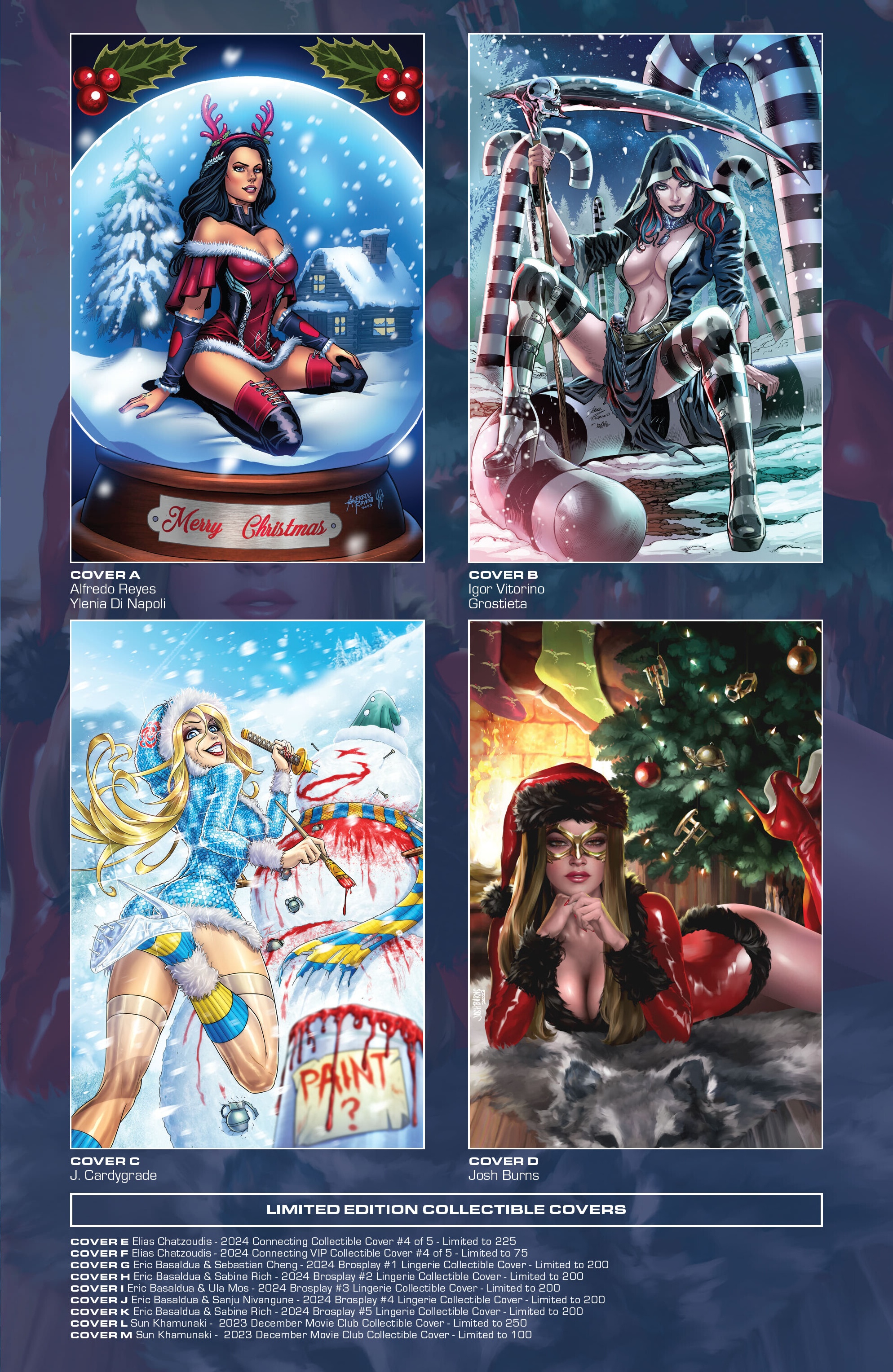 Read online Grimm Fairy Tales 2023 Holiday Pinup Special comic -  Issue # Full - 39