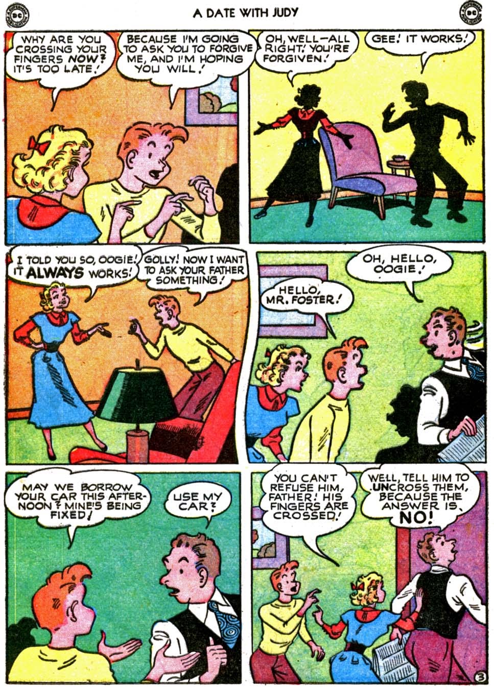 Read online A Date with Judy comic -  Issue #10 - 12
