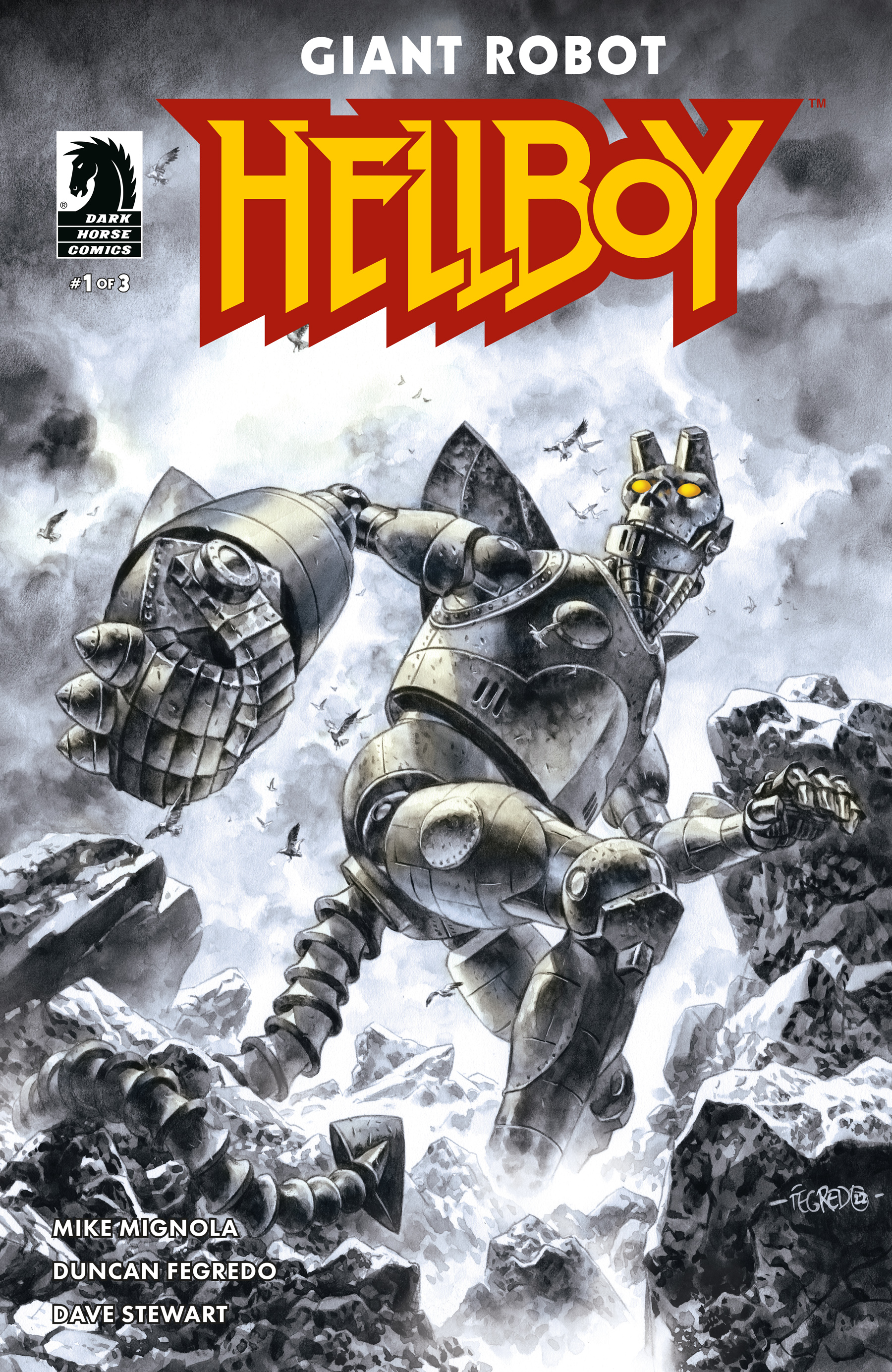 Read online Giant Robot Hellboy comic -  Issue #1 - 1