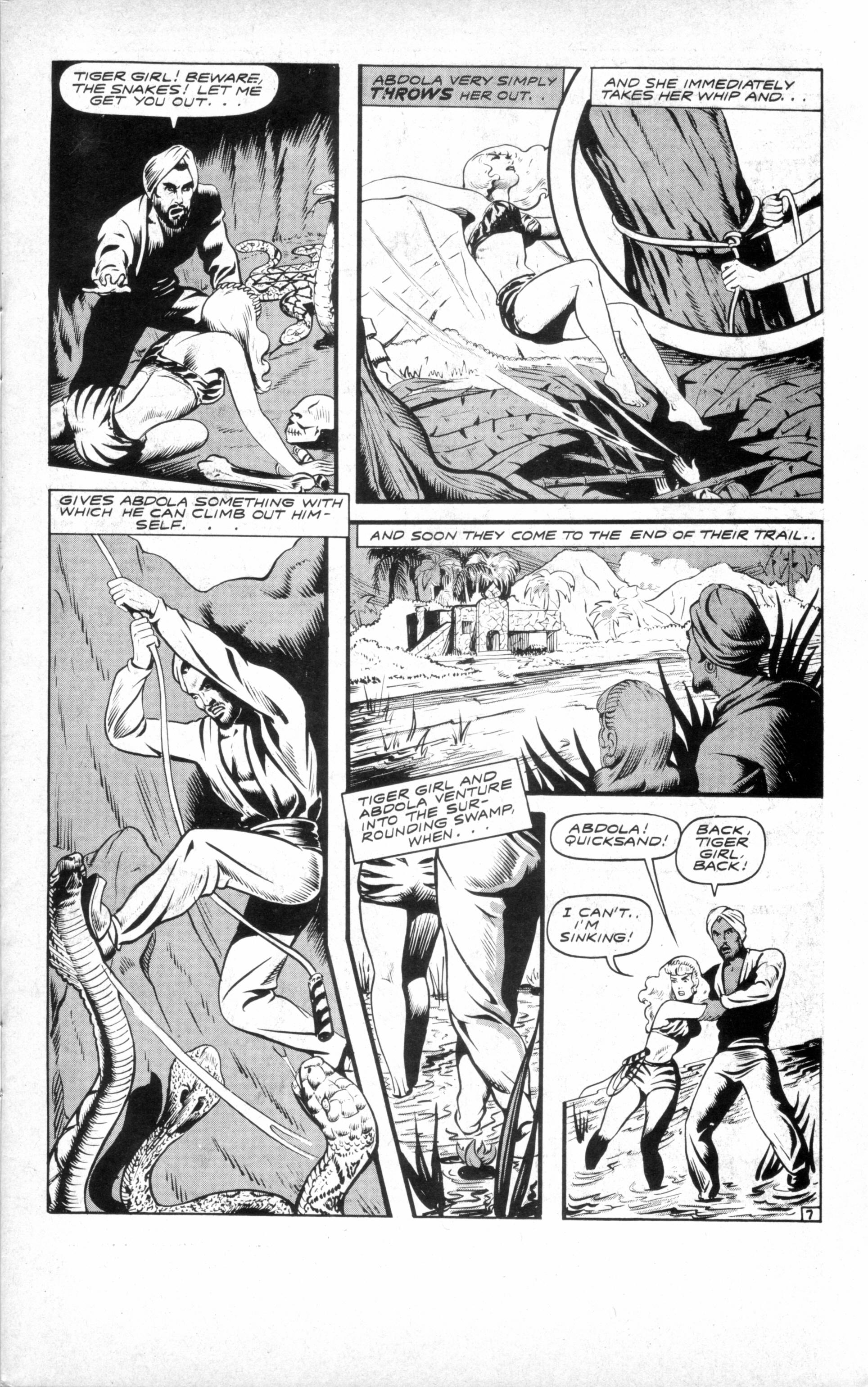 Read online Jungle Girls (1988) comic -  Issue #7 - 9
