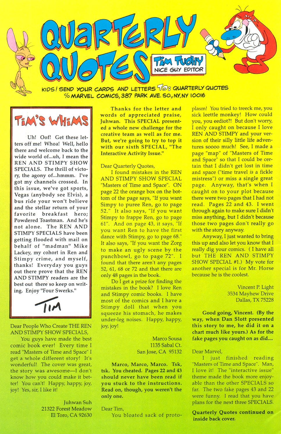 Read online The Ren and Stimpy Show Special: Four Swerks comic -  Issue # Full - 2