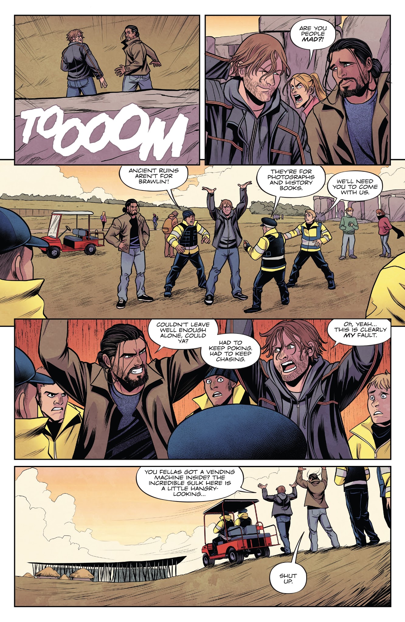 Read online WWE comic -  Issue #10 - 19
