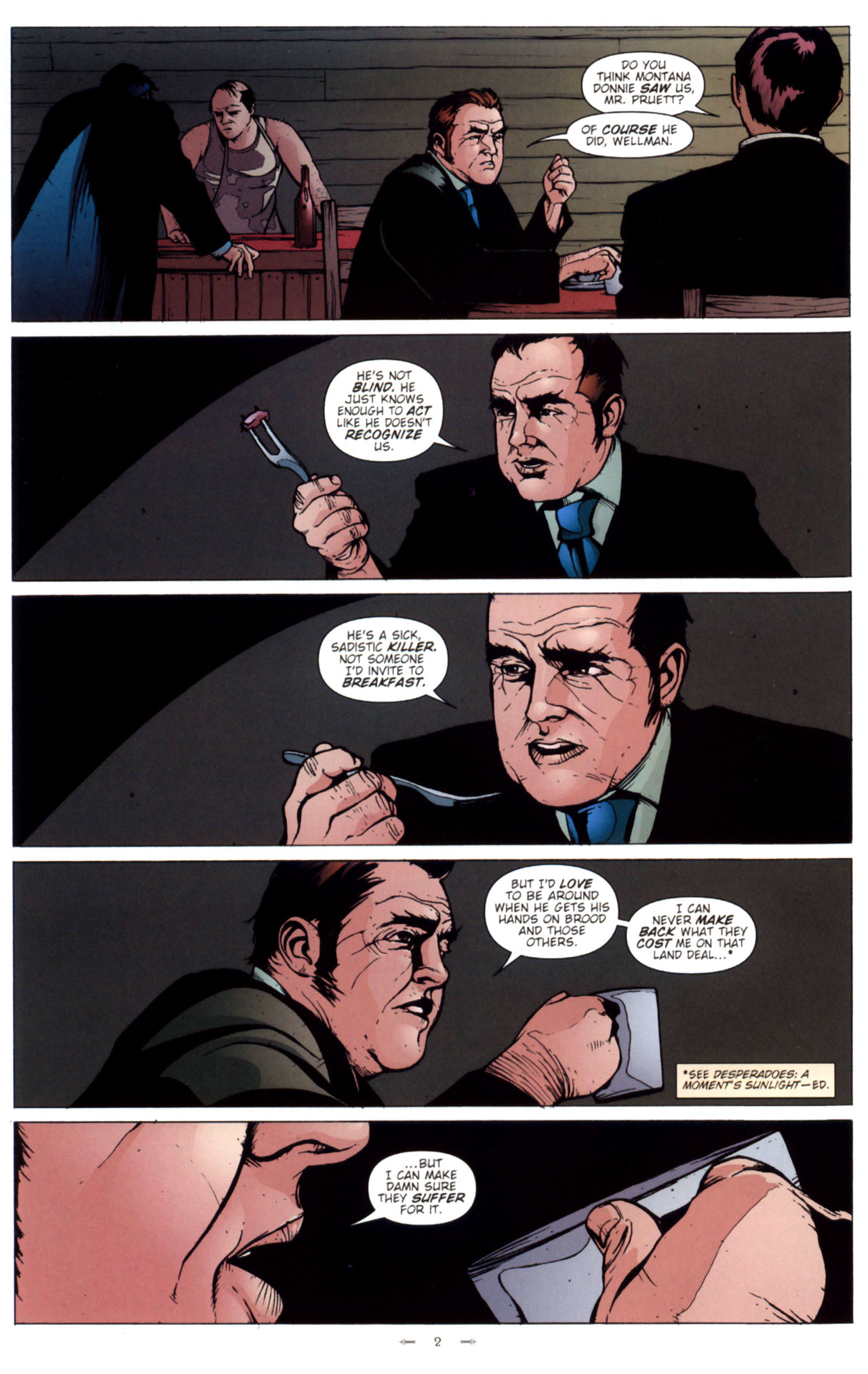 Read online Desperadoes: Banners of Gold comic -  Issue #4 - 4