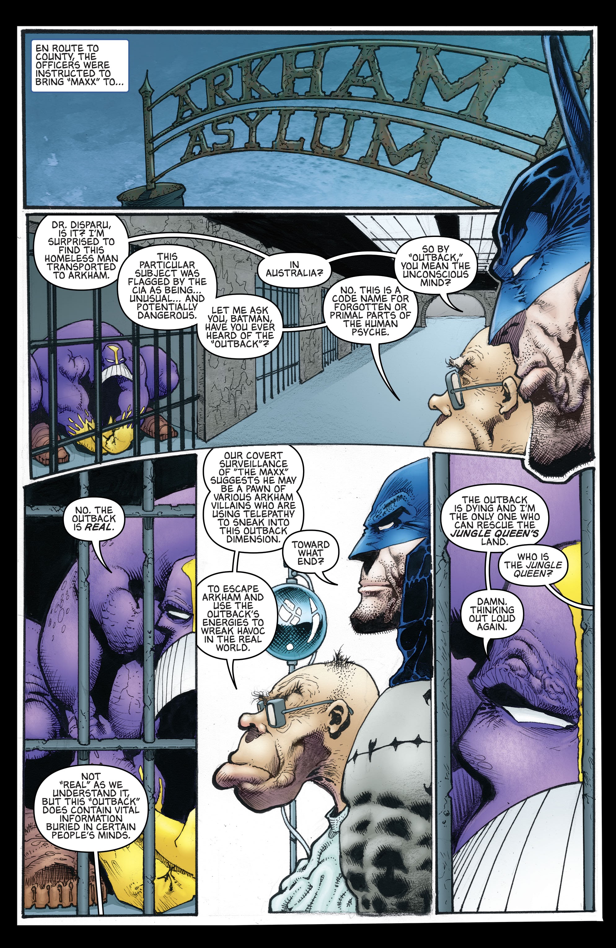 Read online Batman/The Maxx: Arkham Dreams comic -  Issue # _The Lost Year Compendium - 6