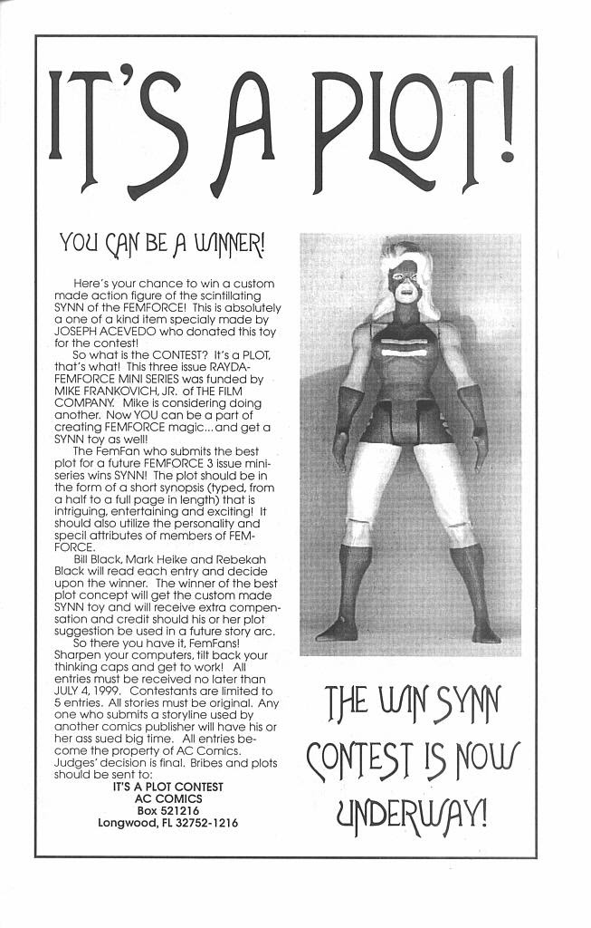 Read online FemForce Special: Rayda The Cyberian Connection comic -  Issue #3 - 25