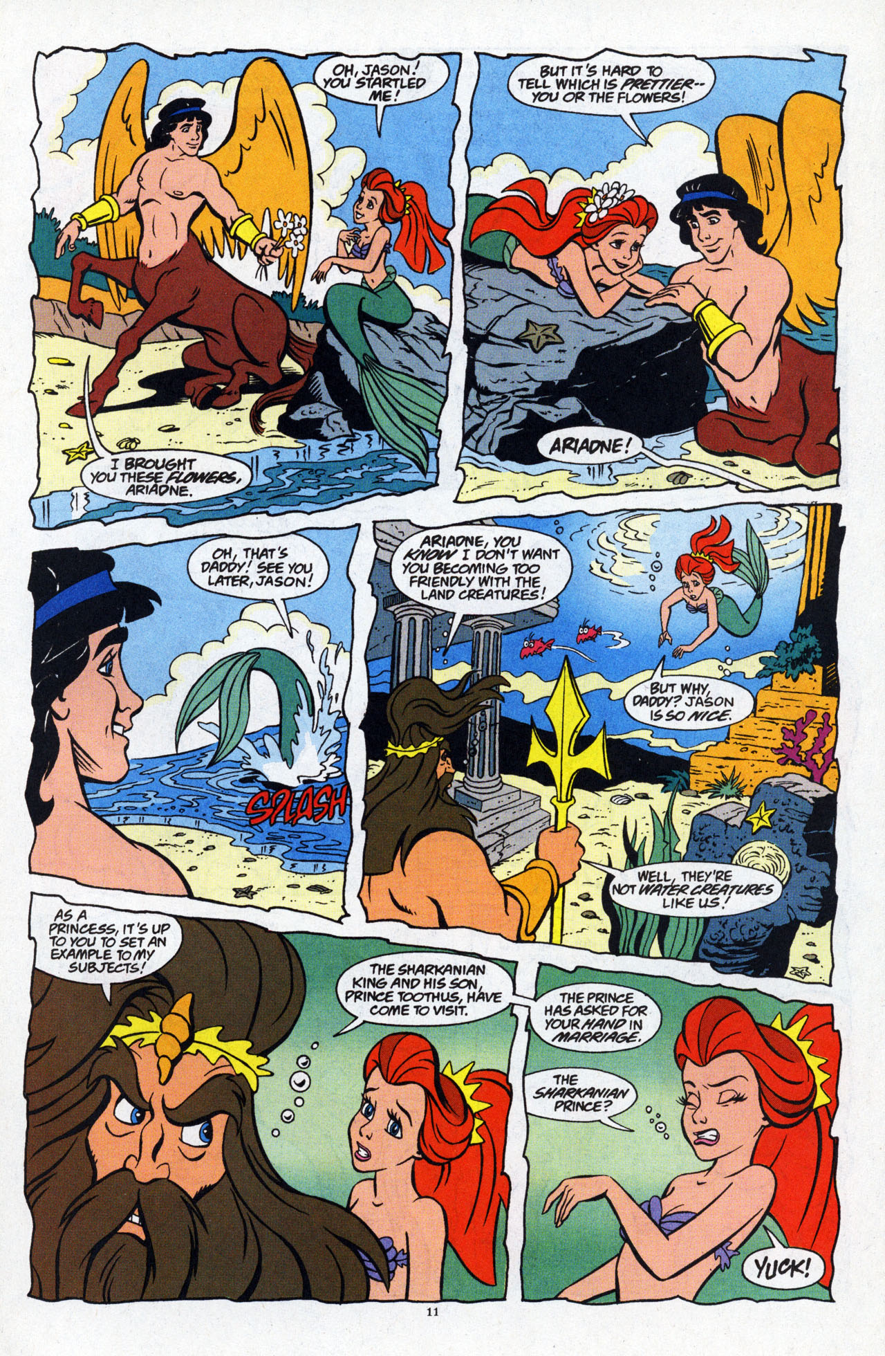 Read online Disney's The Little Mermaid comic -  Issue #12 - 12