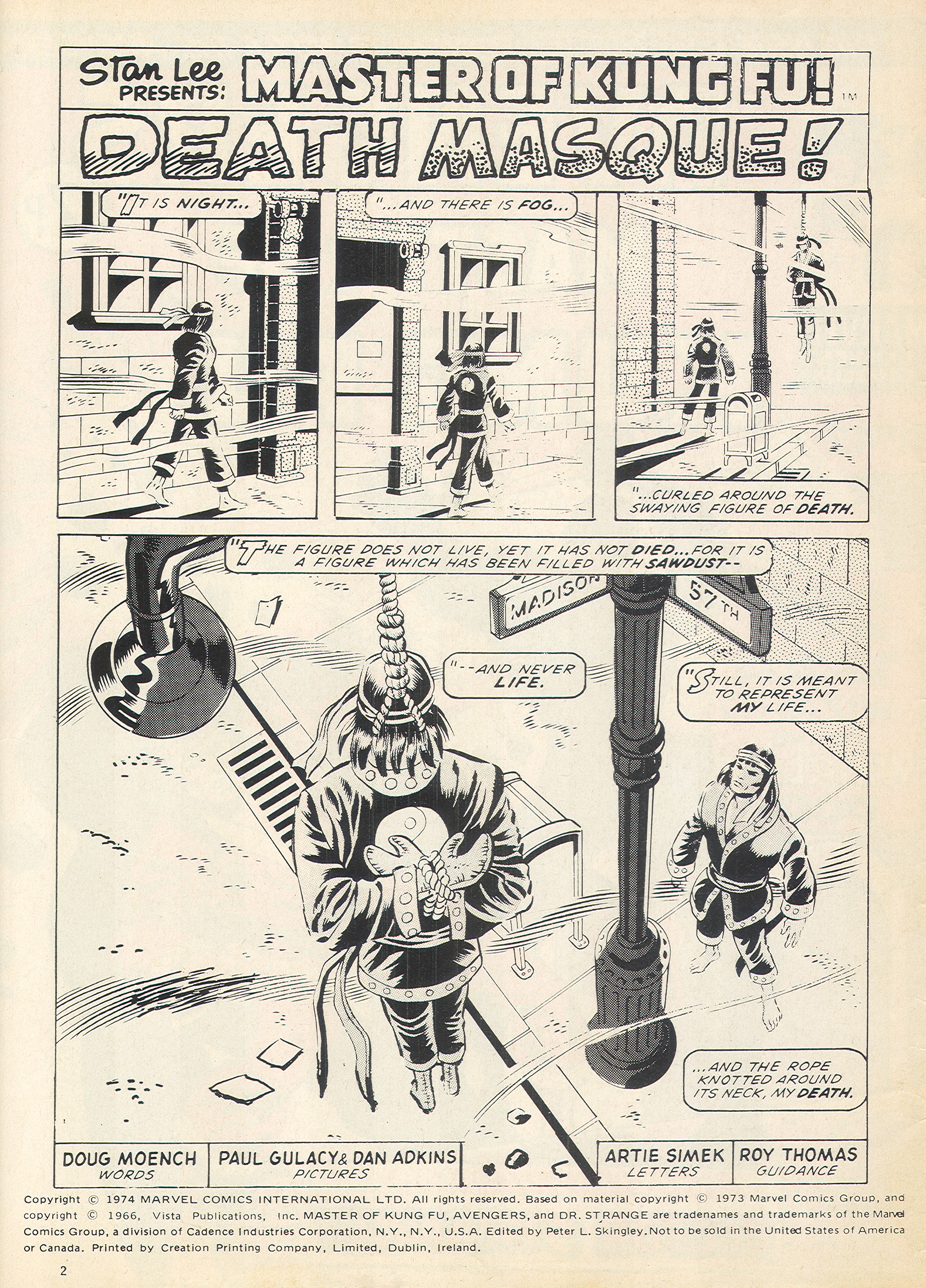 Read online The Avengers (1973) comic -  Issue #42 - 2