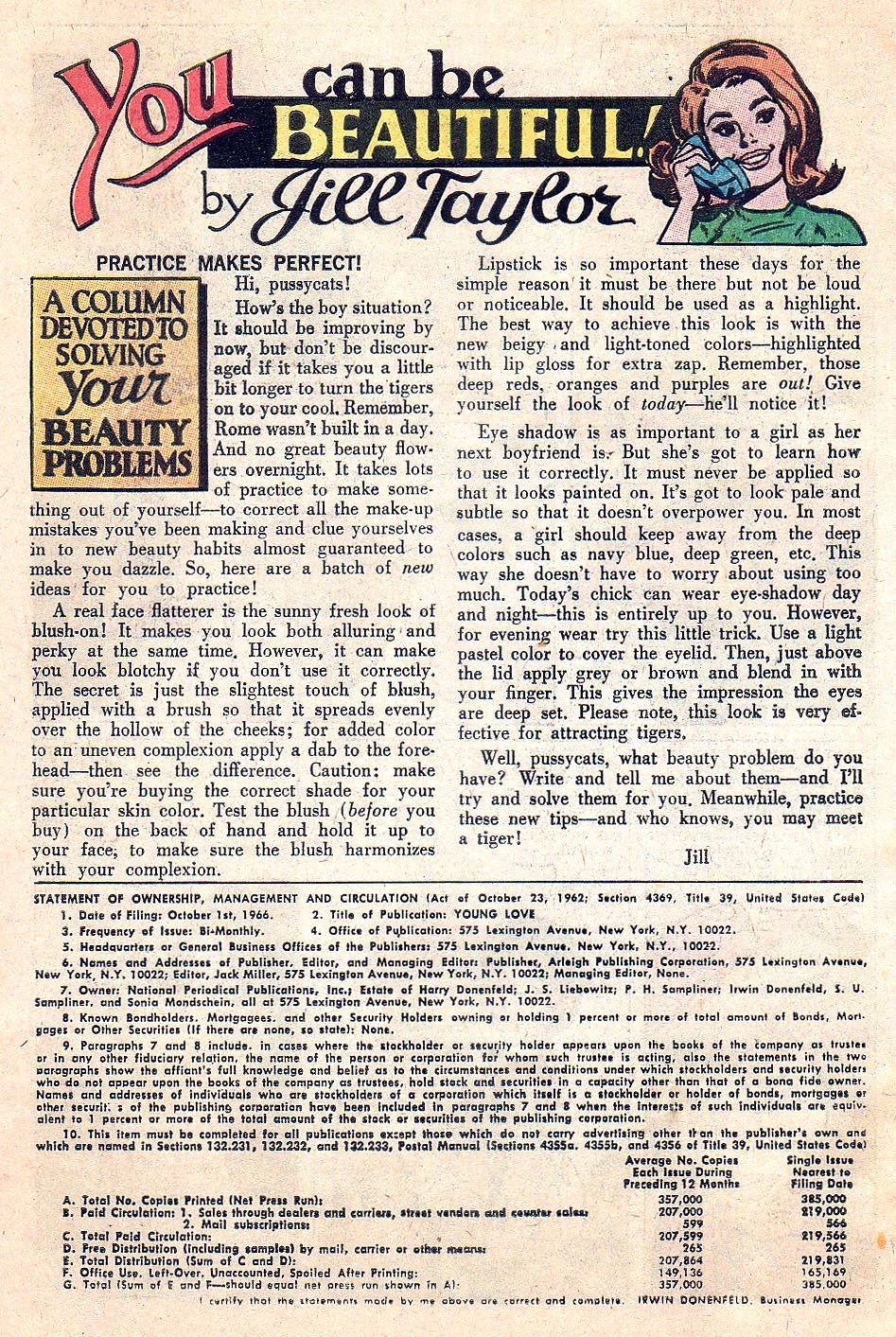 Read online Young Love (1963) comic -  Issue #60 - 34
