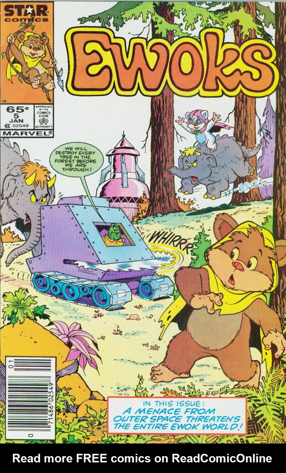 Read online Ewoks (1987) comic -  Issue #5 - 1