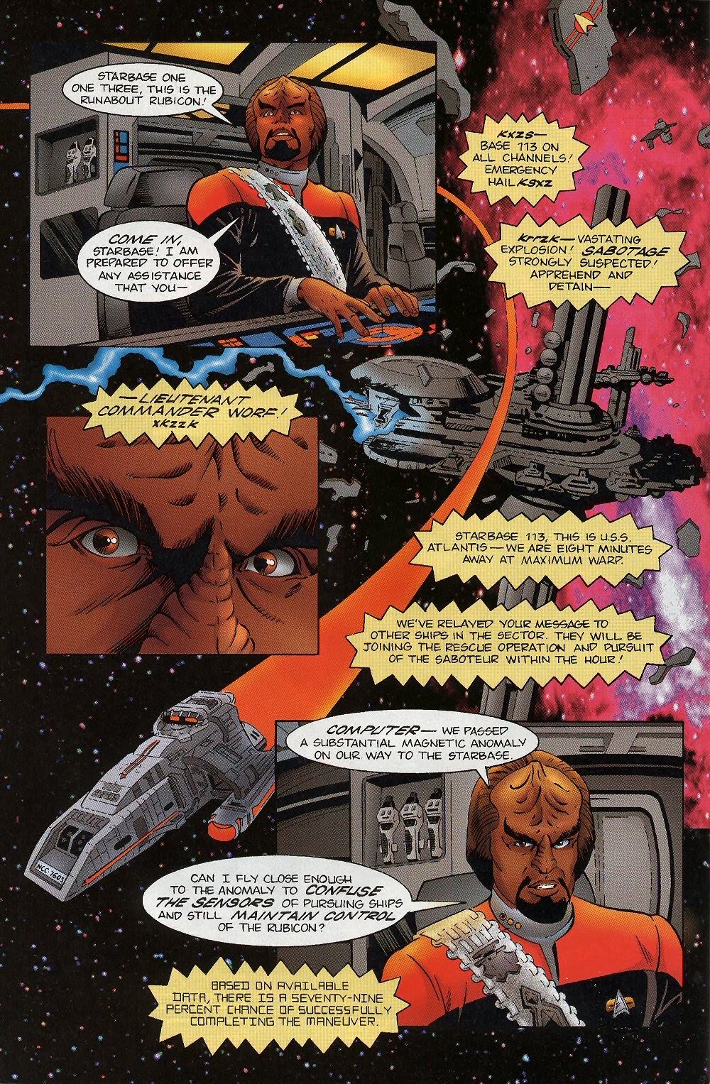 Read online Star Trek: Deep Space Nine: Worf Special comic -  Issue # Full - 6