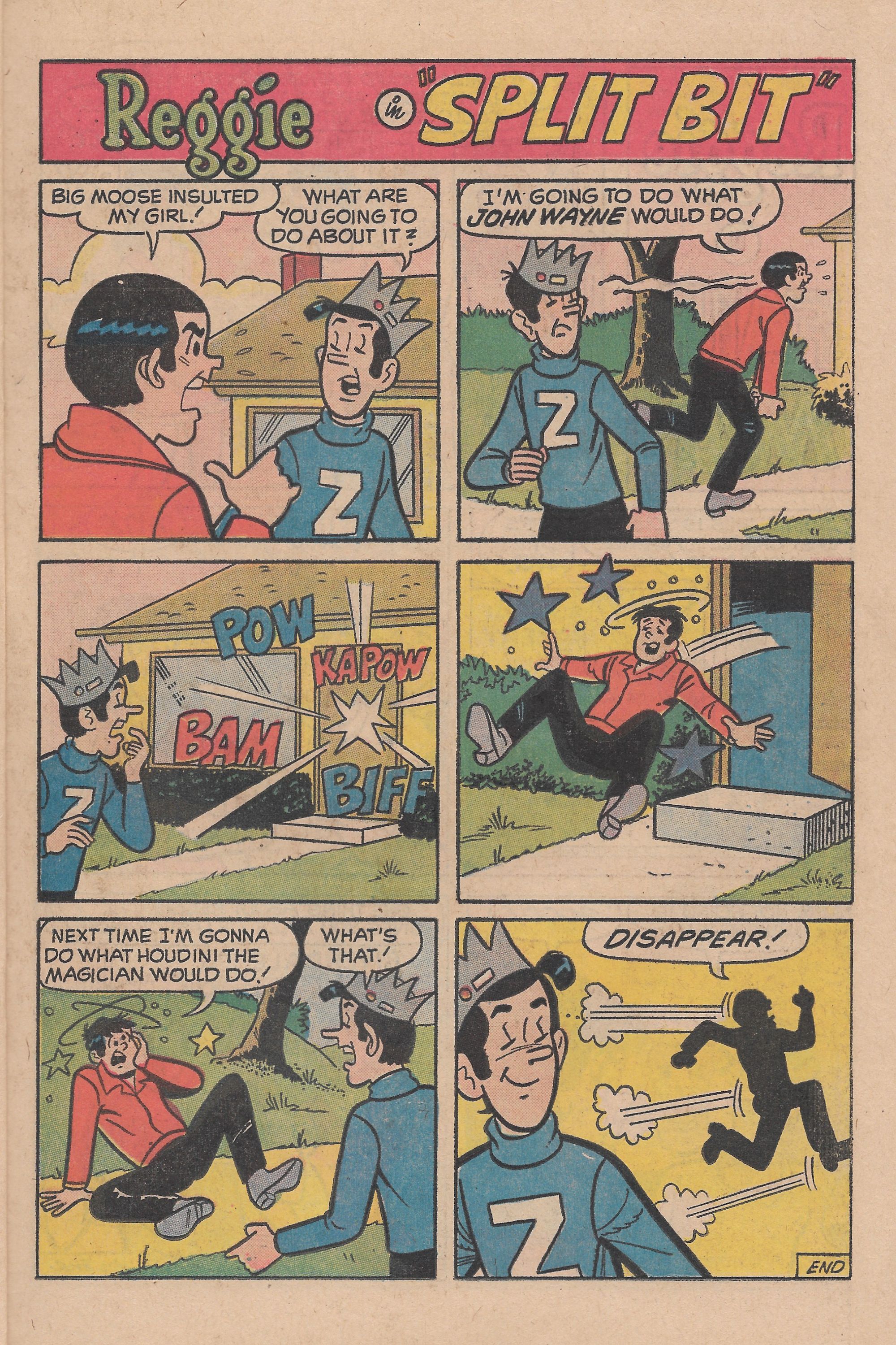 Read online Reggie's Wise Guy Jokes comic -  Issue #26 - 35