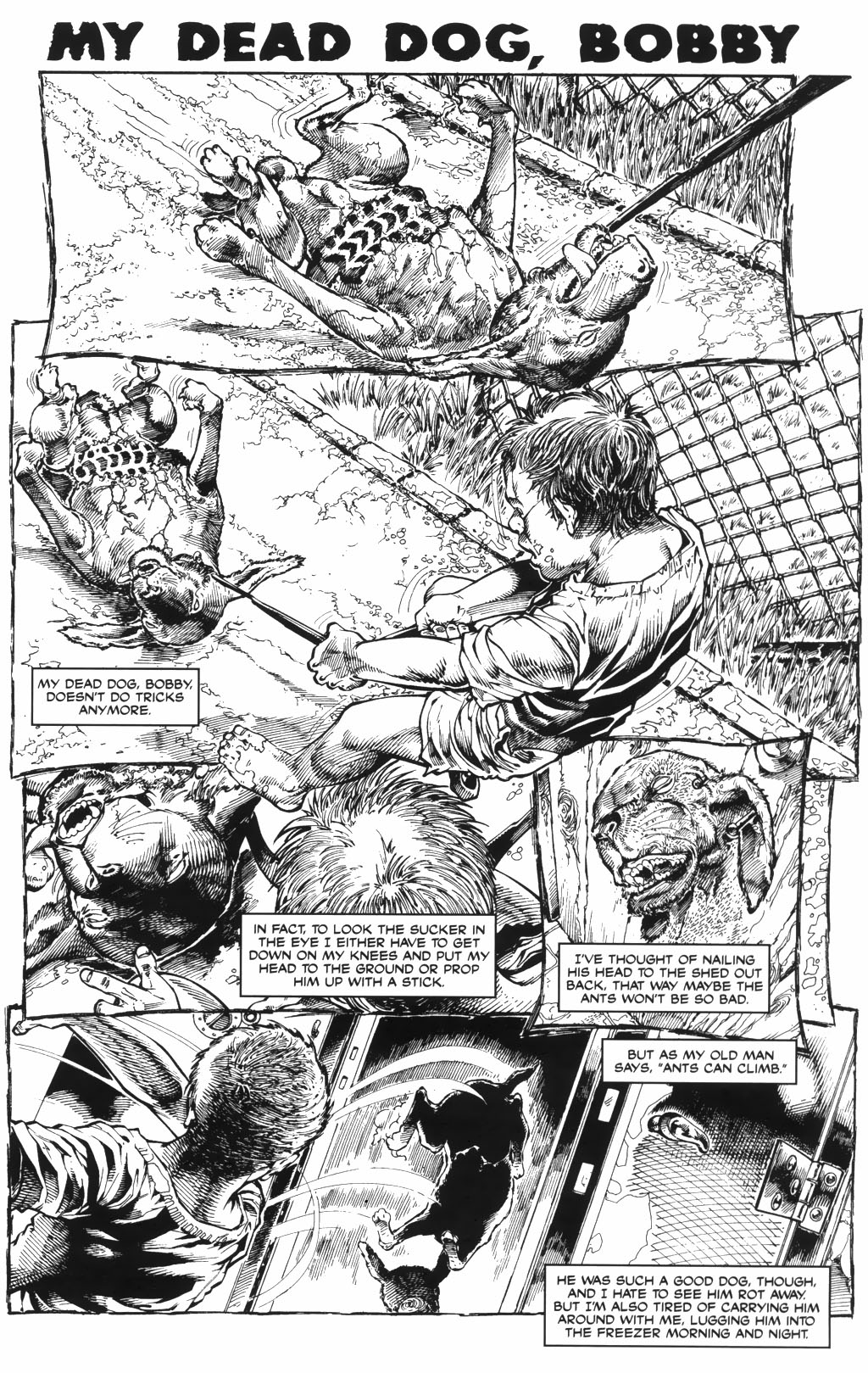 Read online Joe R. Lansdale's By Bizarre Hands comic -  Issue #6 - 17