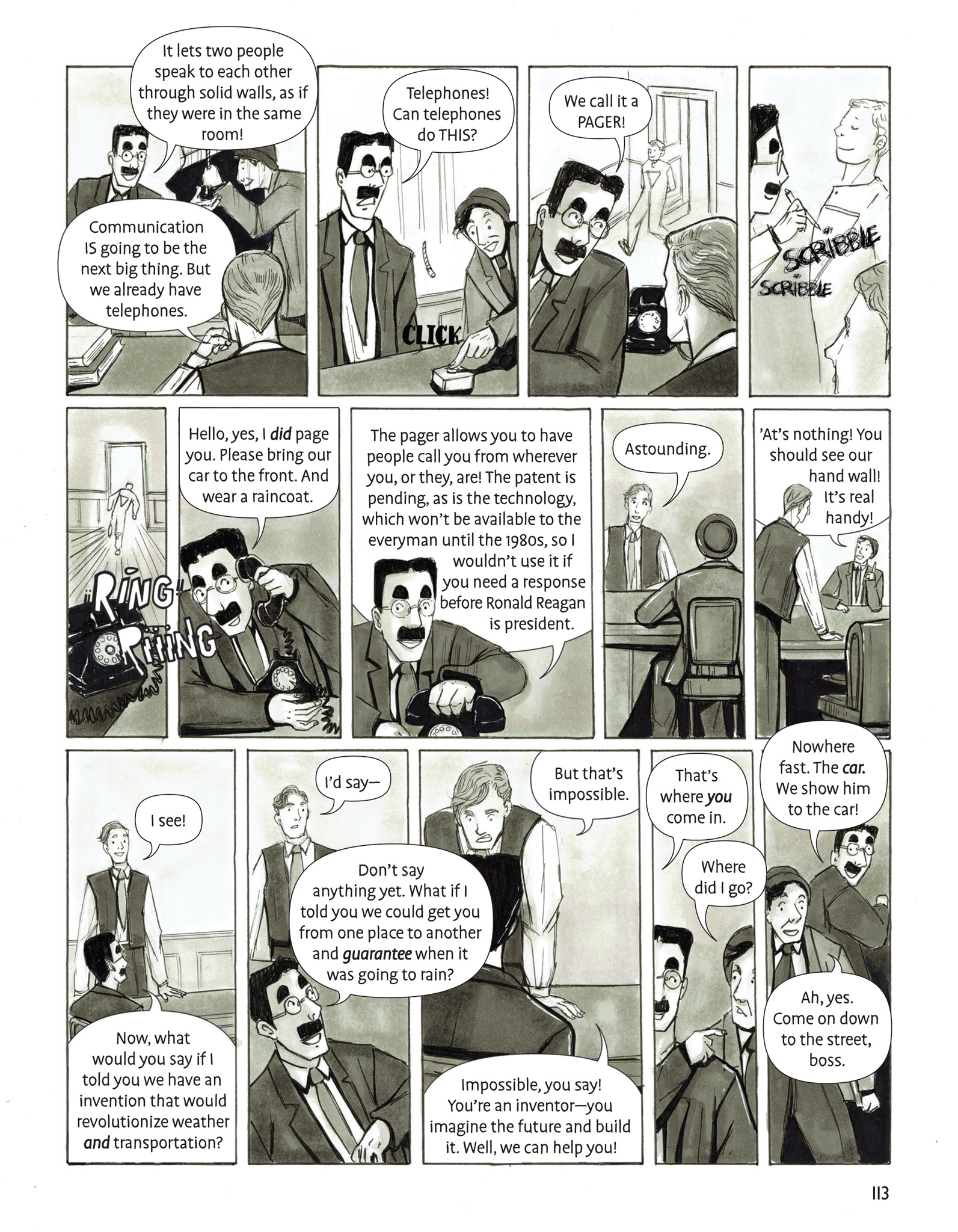 Read online Giraffes on Horseback Salad: Salvador Dali, the Marx Brothers, and the Strangest Movie Never Made comic -  Issue # TPB (Part 2) - 2