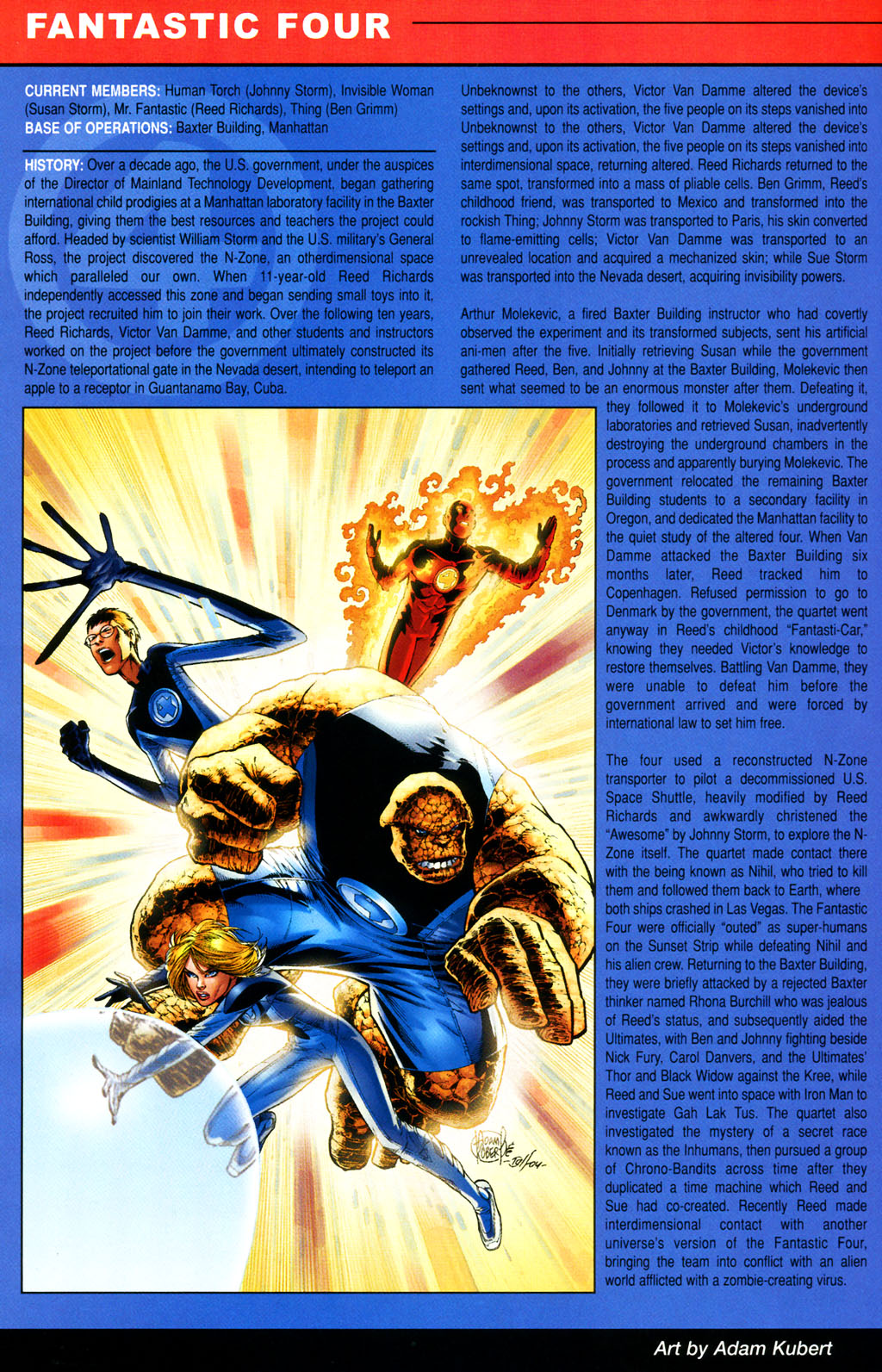 Read online Official Handbook of the Ultimate Marvel Universe 2005: The Fantastic Four & Spider-Man comic -  Issue # Full - 12