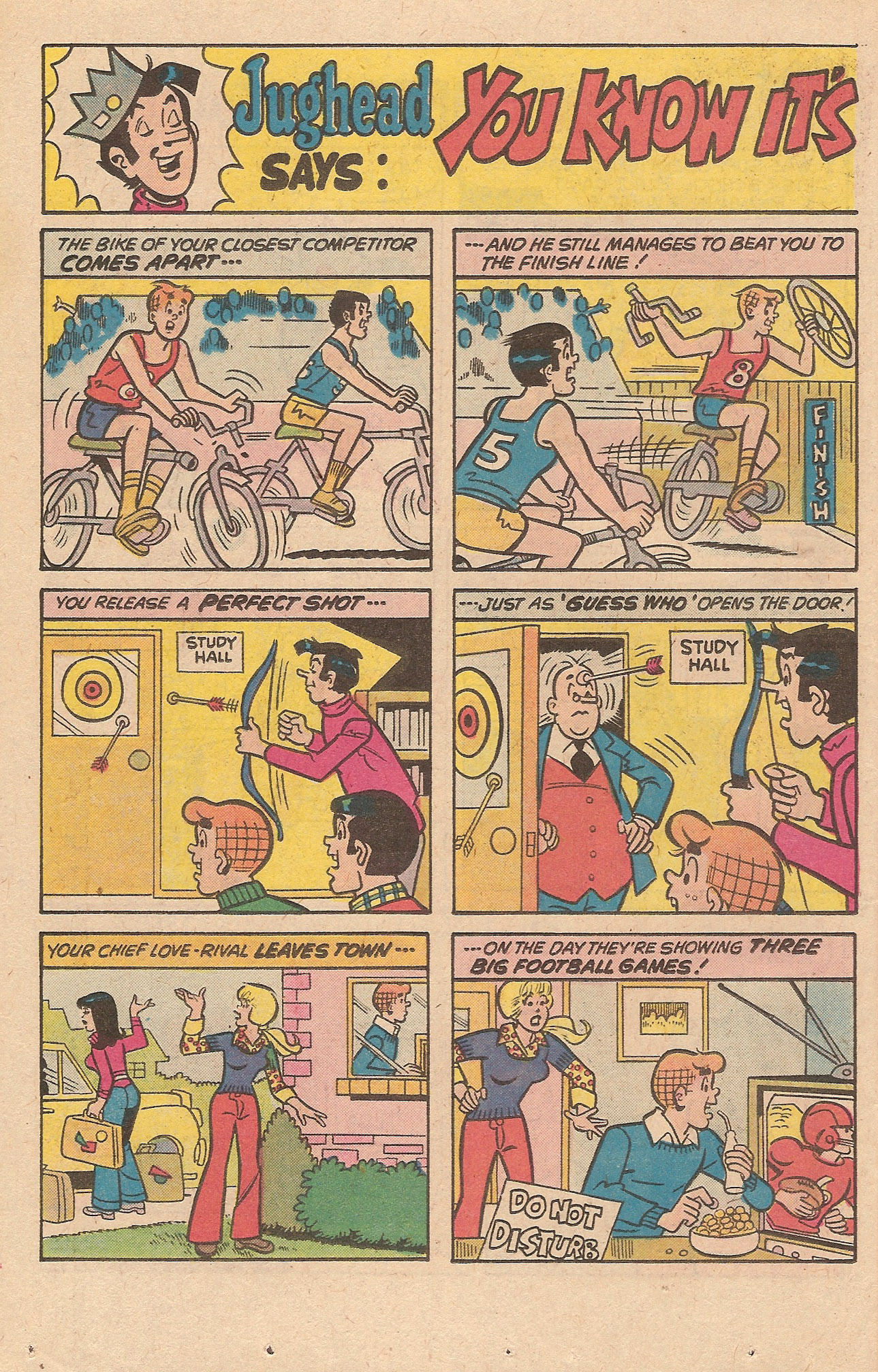Read online Jughead's Jokes comic -  Issue #62 - 14