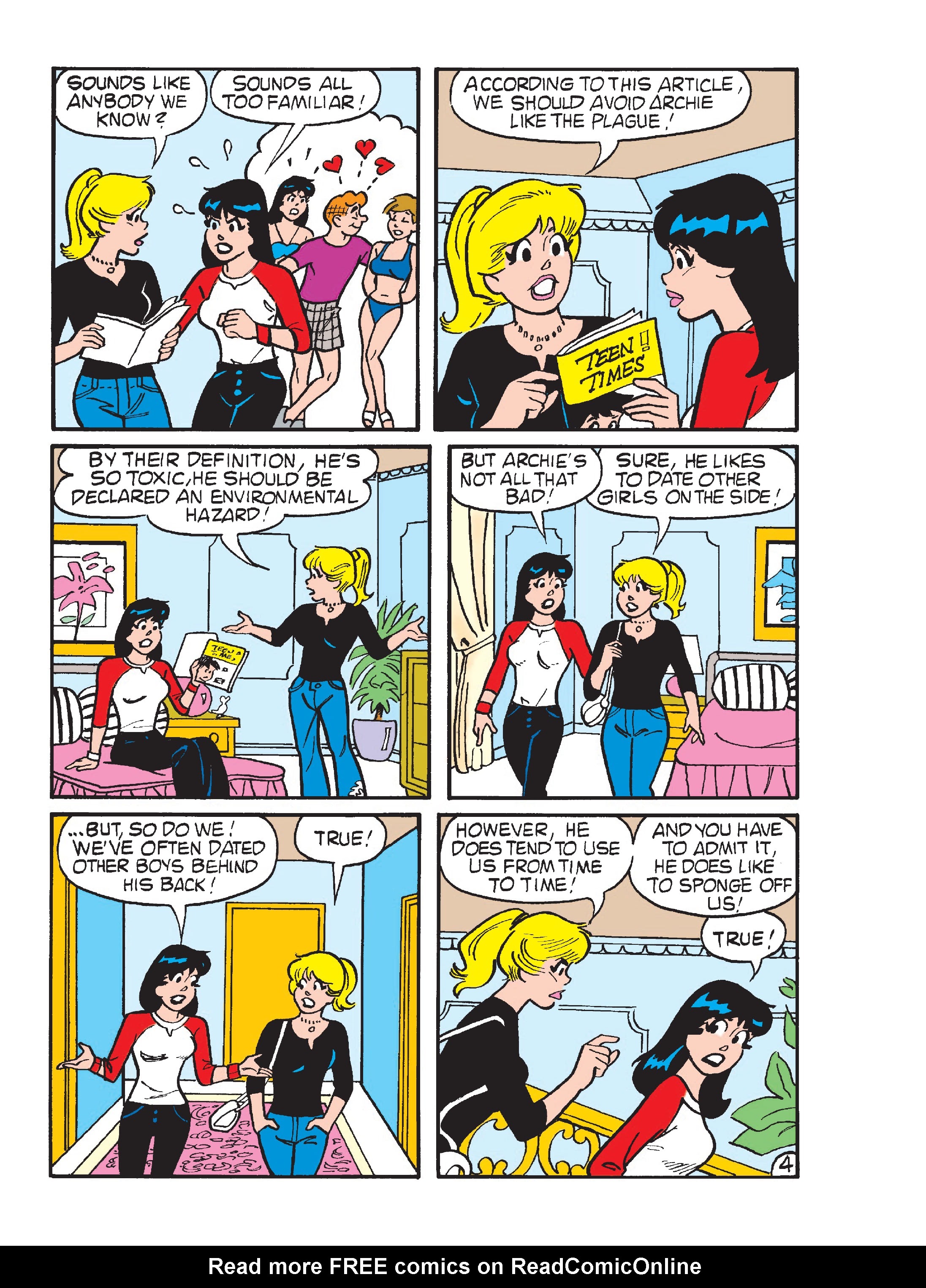Read online World of Betty & Veronica Digest comic -  Issue #7 - 127