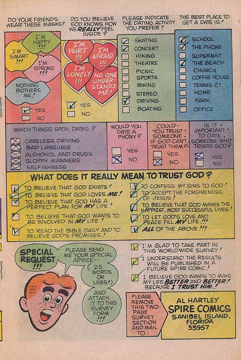 Read online Archie's Date Book comic -  Issue # Full - 19