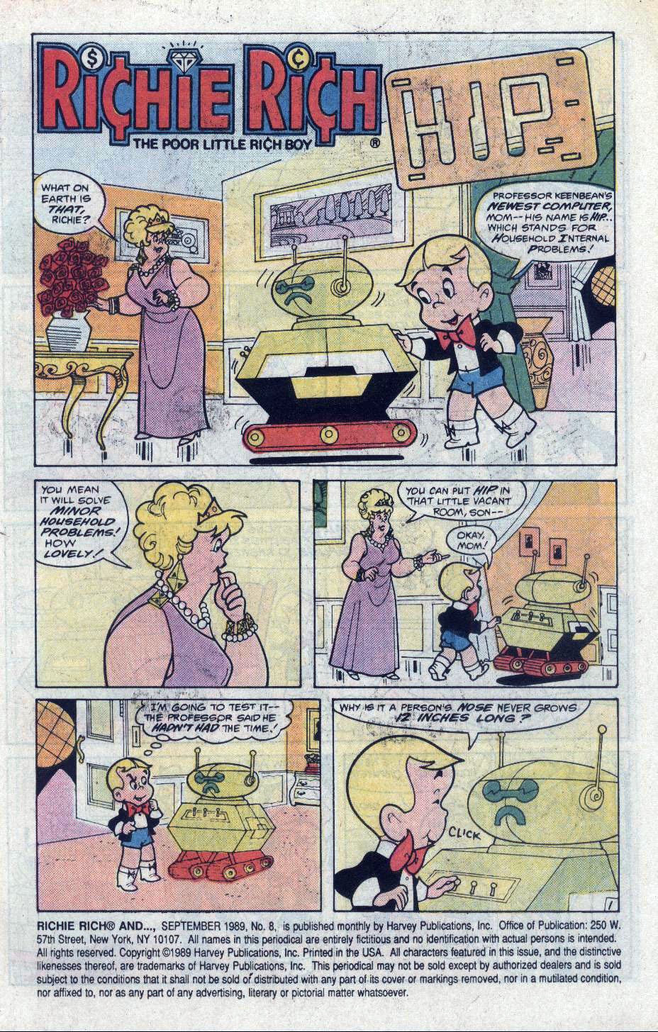 Read online Richie Rich And [...] comic -  Issue #8 - 3